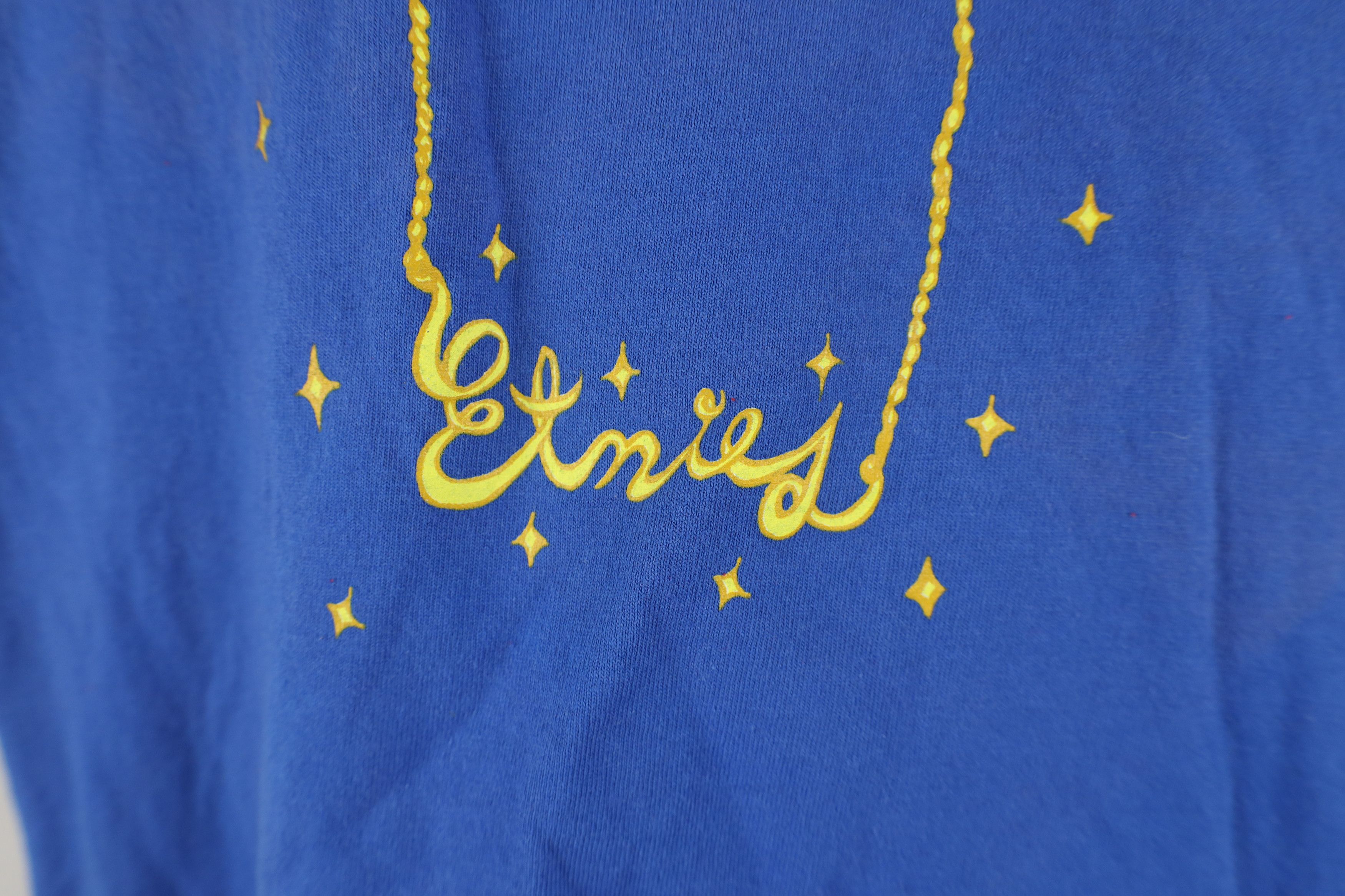 Etnies × Vintage Vintage 90s Etnies Skateboard Chain T-Shirt Blue Cotton Size L / US 10 / IT 46 - 5 Thumbnail