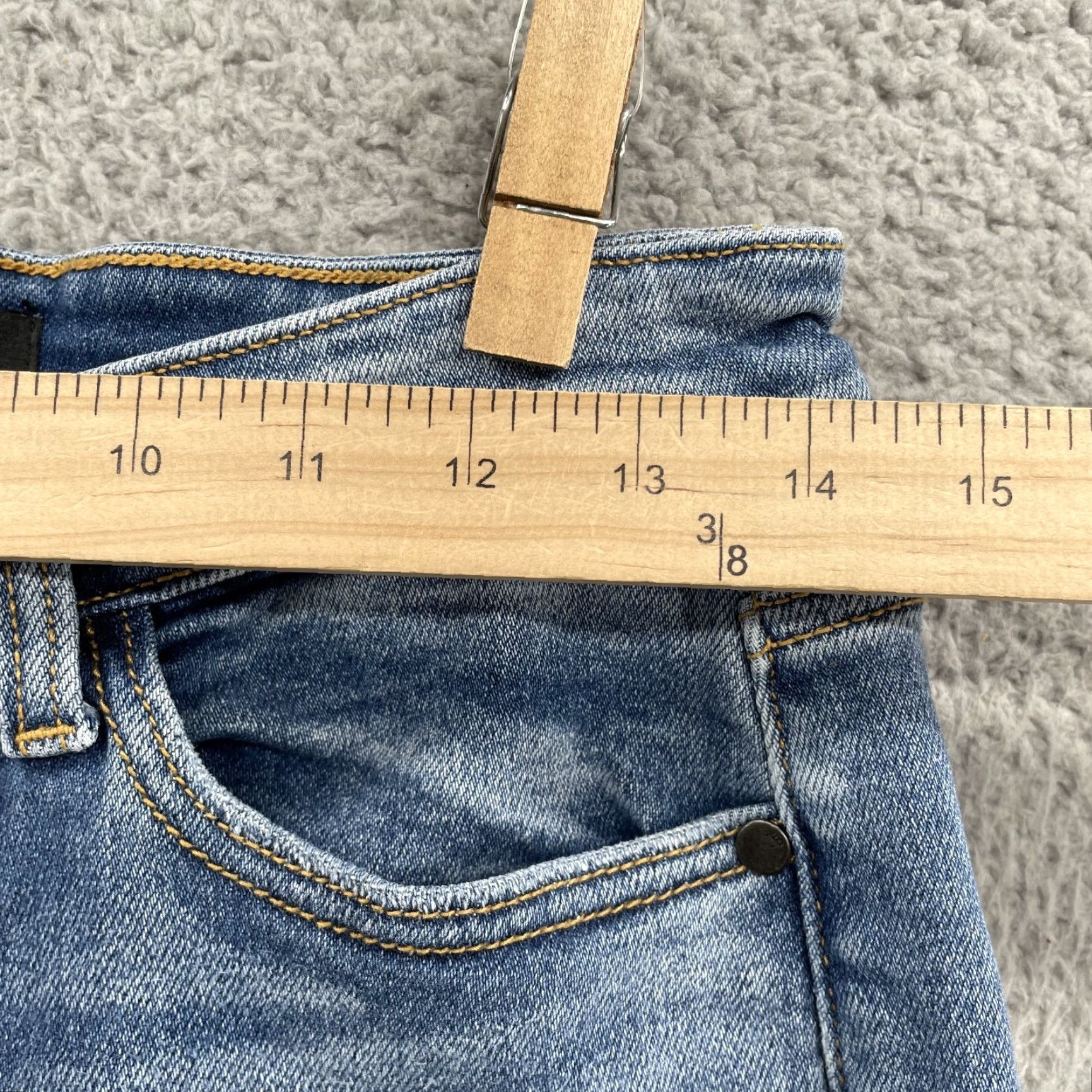 Vintage Judy Blue Jeans Women's 28* Slim Fit Mid Rise 90's Grunge Preppy Indie Denim Blue Jeans - Regular Size 28 Size 28" / US 6 / IT 42 - 2 Thumbnail