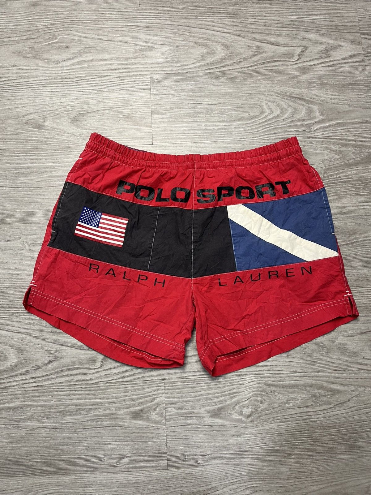 Polo Ralph Lauren Vintage 90s Polo Sport Short Pants Size US 32 / EU 48 - 1 Thumbnail