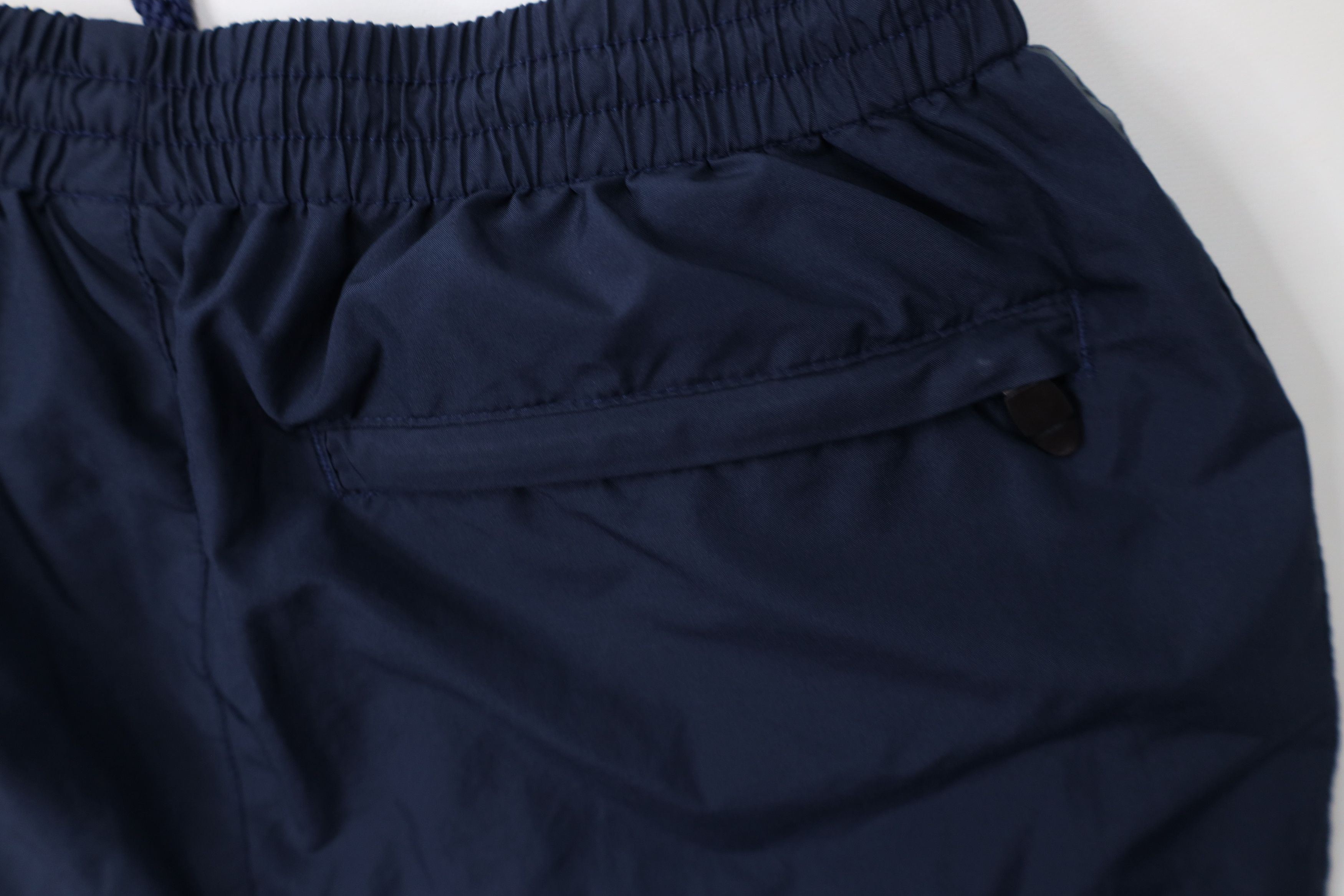Champion Vintage 90s Champion Lined Wide Leg Windbreaker Pants Blue Size US 34 / EU 50 - 13 Thumbnail