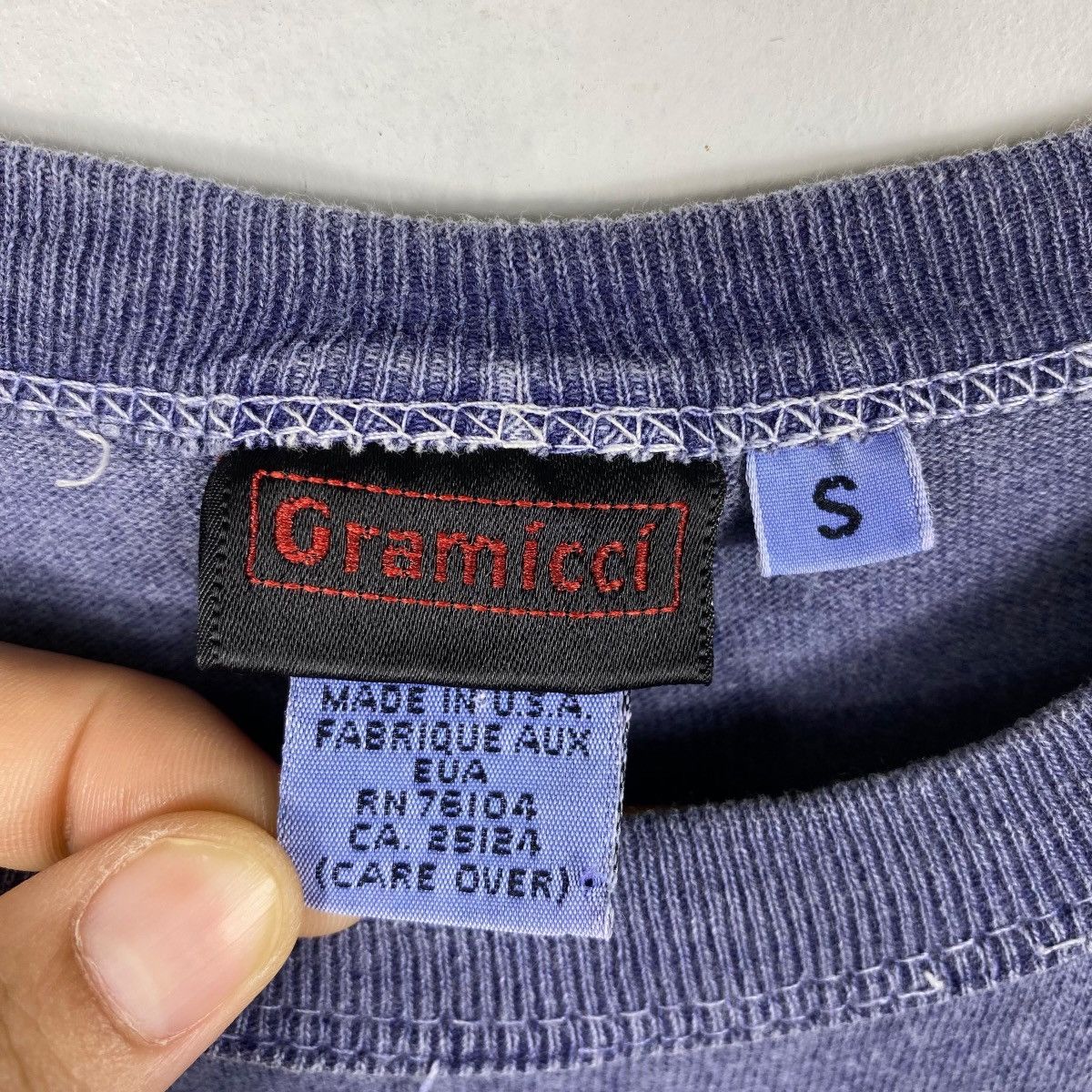 Gramicci Vintage 90s GRAMICCI Black Mountain Ale Indigo Dyed Graphic Size US S / EU 44-46 / 1 - 6 Thumbnail