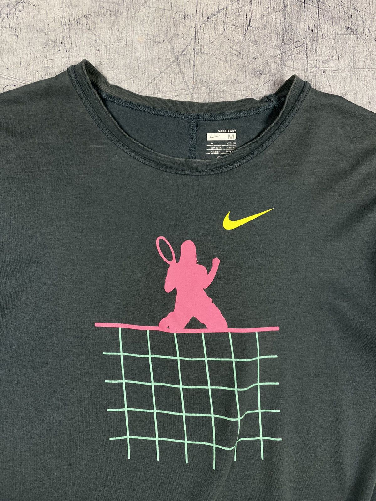 Nike × Vintage Vintage Nike Court T Shirt Tee Size US M / EU 48-50 / 2 - 5 Thumbnail