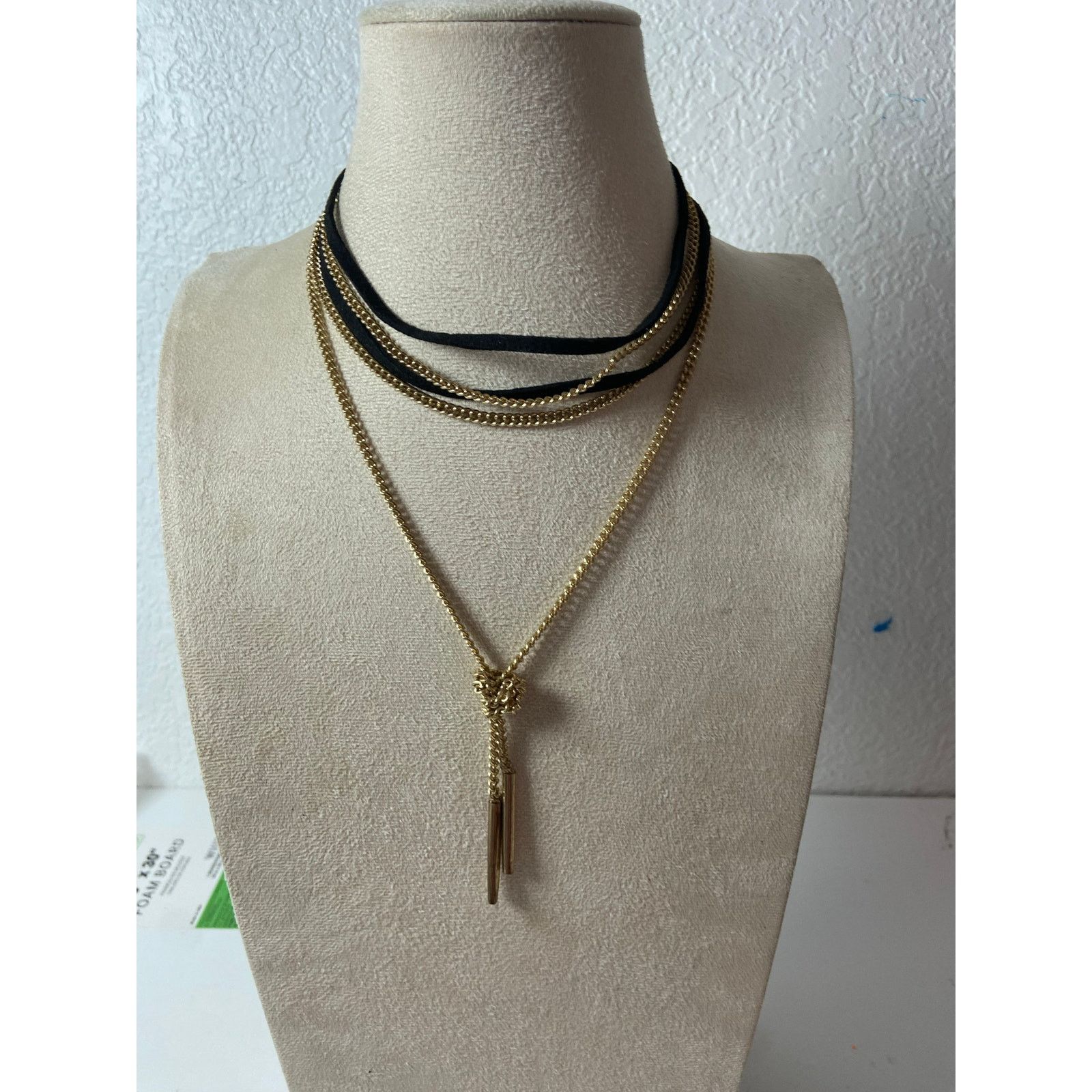 Other Sugarfix Gold Tone Layered Choker Necklace Size ONE SIZE - 1 Thumbnail