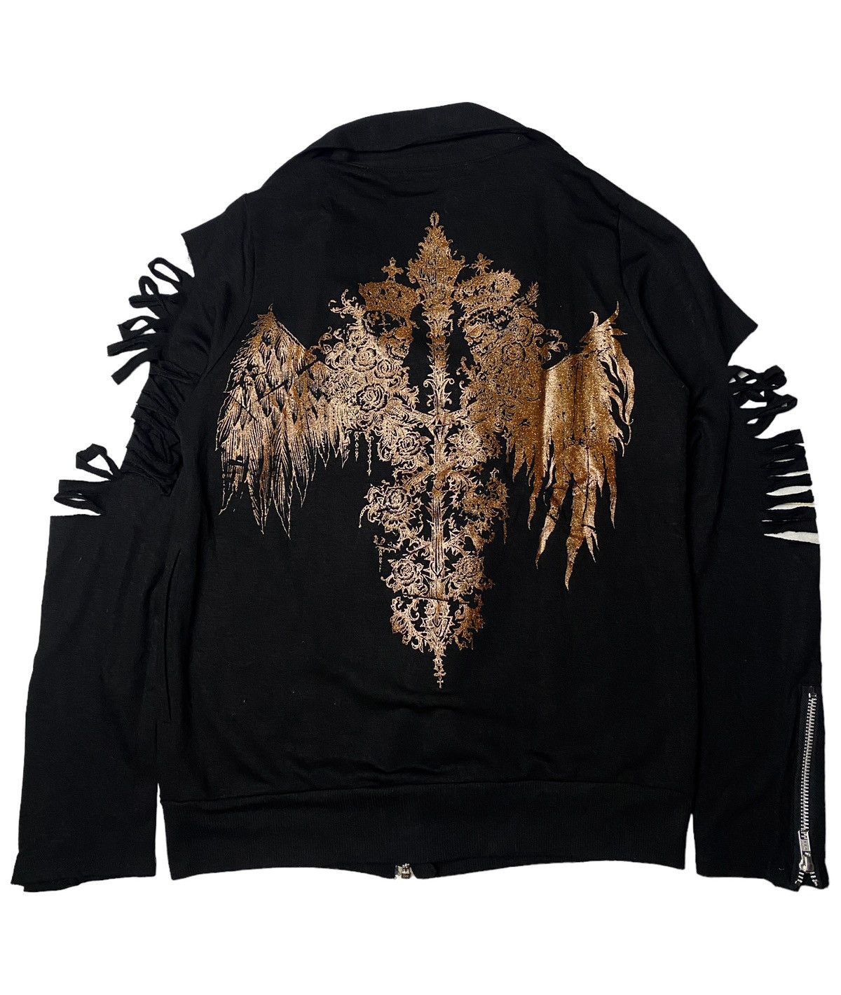 Beauty Beast × If Six Was Nine × Japanese Brand 2000's Algonquins Wing Tribal Punk Jacket Size US S / EU 44-46 / 1 - 1 Thumbnail