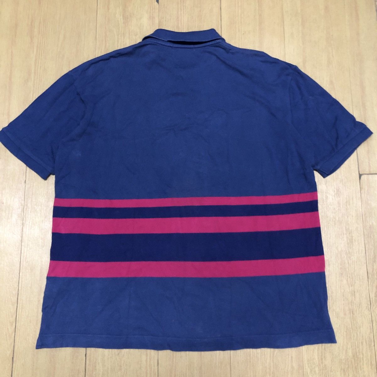 Bape A Bathing Ape Classic Striped Polo Shirts Size US XL / EU 56 / 4 - 2 Thumbnail