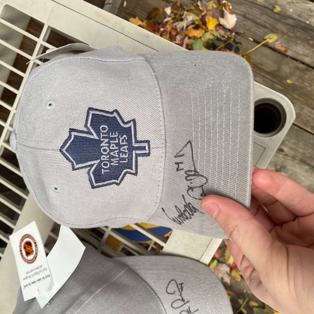 NHL 2X AUTOGRAPHED SIGNED Toronto Maple Leafs Hats BNWT Svoboda Size ONE SIZE - 6 Thumbnail