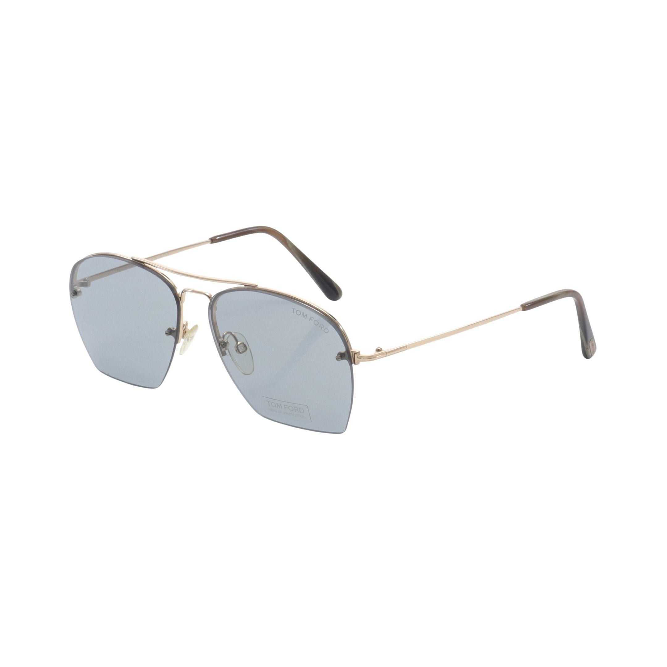 Tom Ford Tom Ford Whelan Sunglasses Gp Gold Brown Size ONE SIZE - 1 Thumbnail