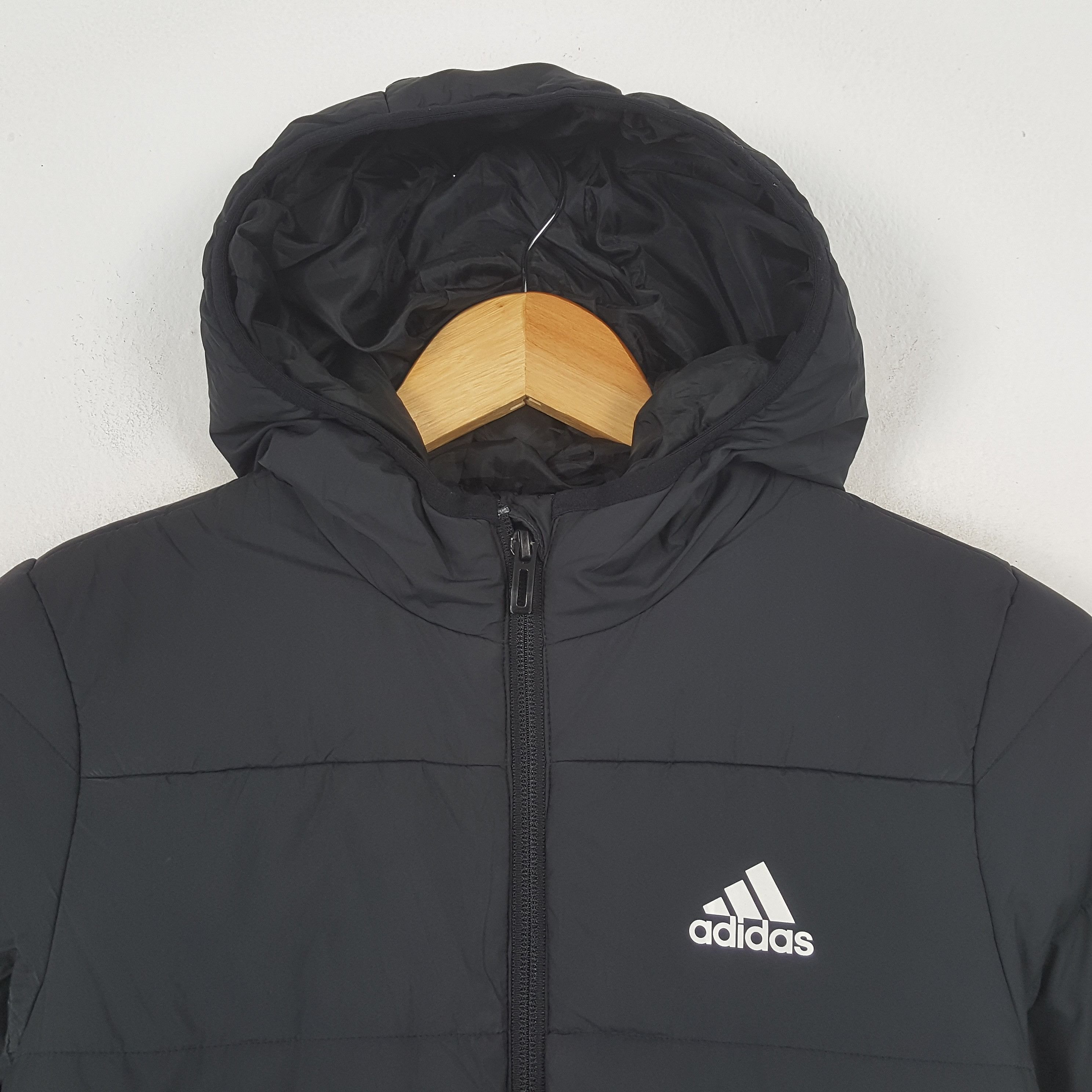Adidas × Vintage Vintage ADIDAS Sportswear Puffer Hoodies C289N7 Size US XS / EU 42 / 0 - 2 Thumbnail