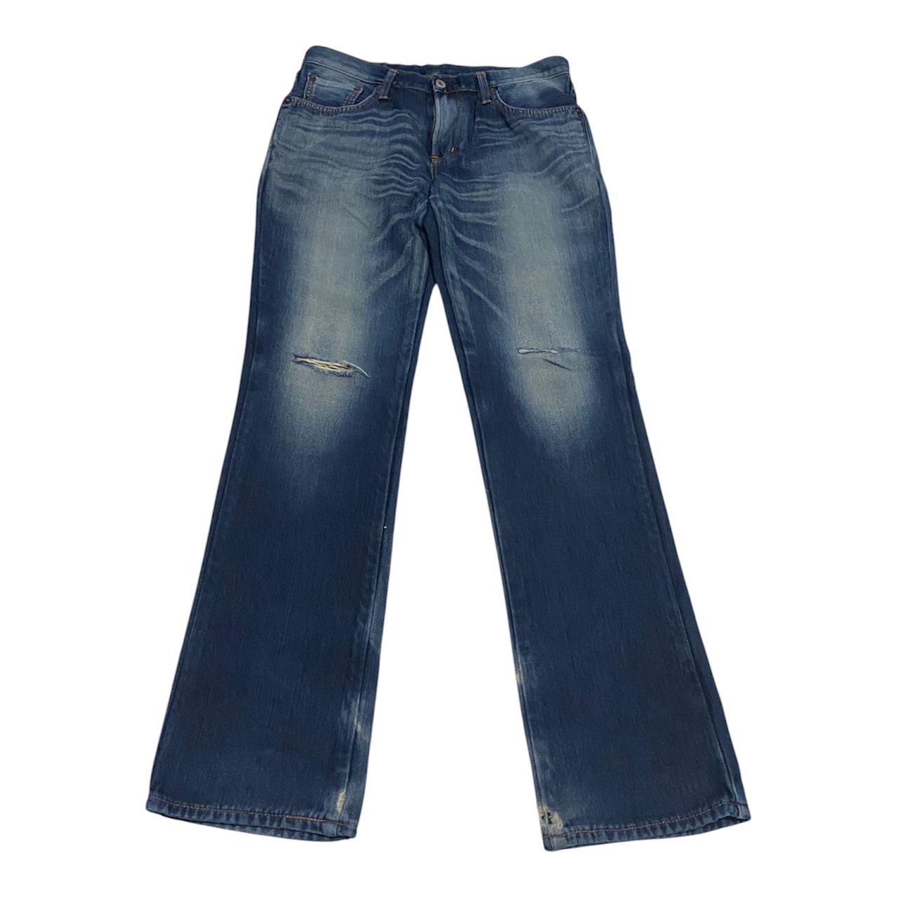 Edwin Edwin 506 faded wash and distressed japanese brand Size US 33 - 1 Thumbnail