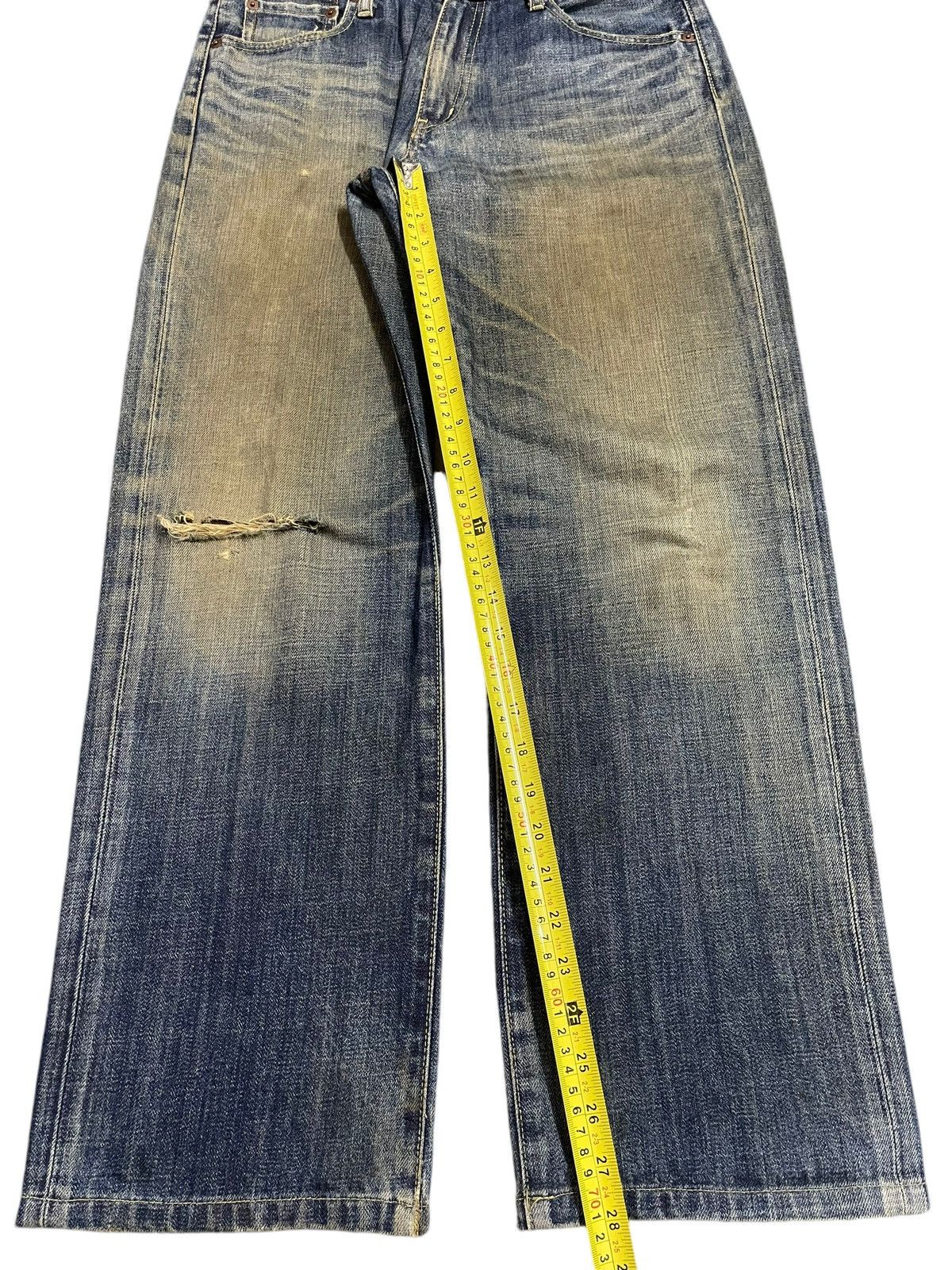 Uniqlo Vintage Japanese Uniqlo Mud Wash Style Baggy Jeans Size US 31 - 13 Thumbnail