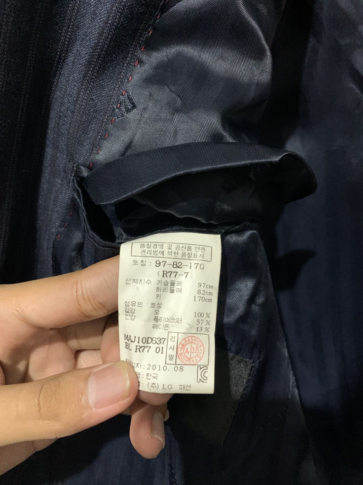 Loro Piana Loro Piana Maestro Cadel Suits Blazer Old Blue Size XL Size 40R - 9 Thumbnail