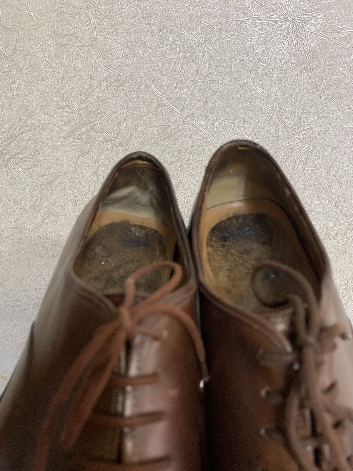 Salvatore Ferragamo × Vintage Salvatore Ferragamo Vintage Leather Brown Laces Ups Shoes Size US 9.5 / EU 42-43 - 10 Thumbnail
