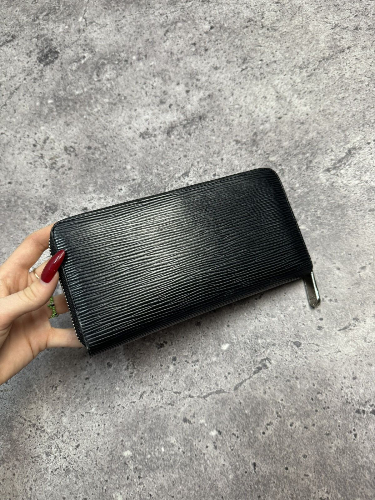 Louis Vuitton × Vintage LOUIS VUITTON Zippy Wallet Long M61857 Leather Noir Unisex Size ONE SIZE - 8 Thumbnail