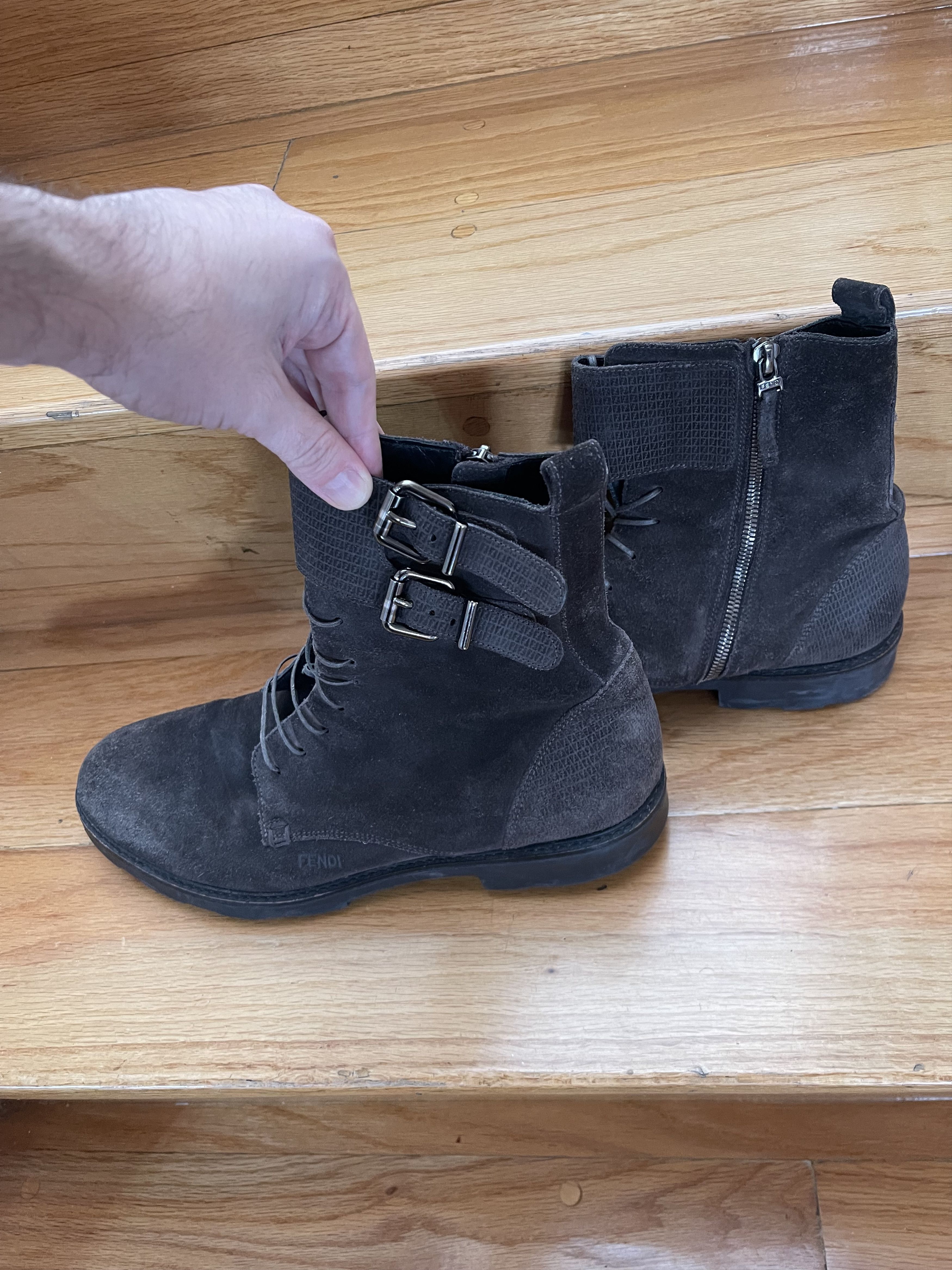 Fendi last price Fendi Suede Boots Size US 10 / EU 43 - 9 Thumbnail
