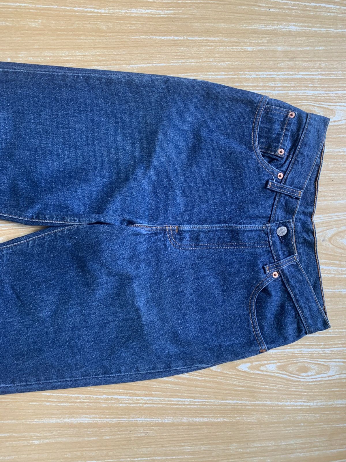 Levi's × Vintage Rare.. Vintage 90s Levi’s 501 Button Fly Denim Pants Size US 27 - 8 Thumbnail