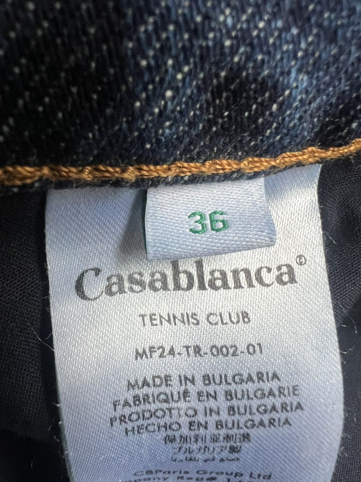 Casablanca Casablanca Laser Monogram Denim Jeans Men Sz W36 Size US 35 - 6 Thumbnail