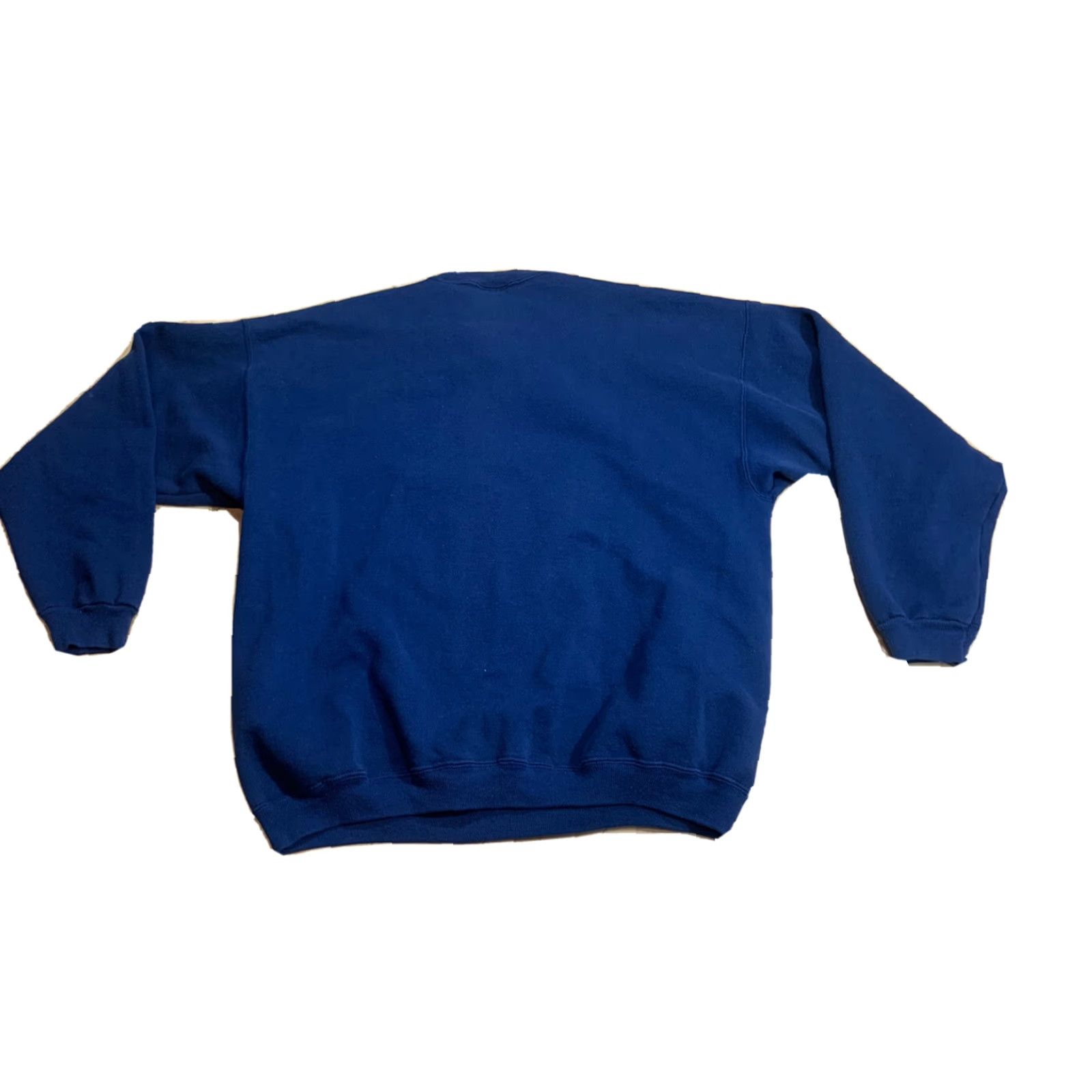 Hanes VINTAGE Hanes Mickey Mouse Blue Crewneck Sweatshirt Adult Large Size US L / EU 52-54 / 3 - 3 Thumbnail