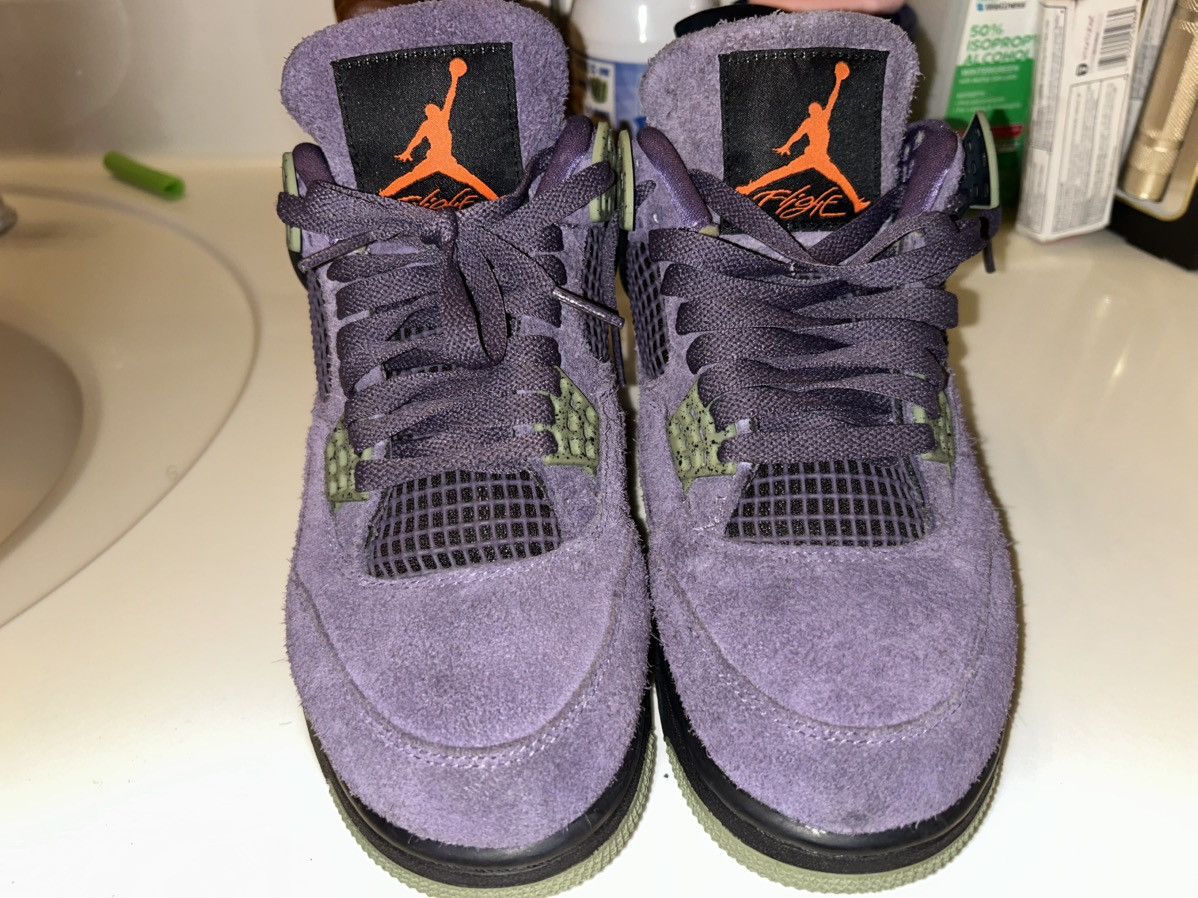 Jordan Brand Wmns Air Jordan 4 Retro ' Canyon Purple ' Size US 8 / EU 41 - 4 Thumbnail