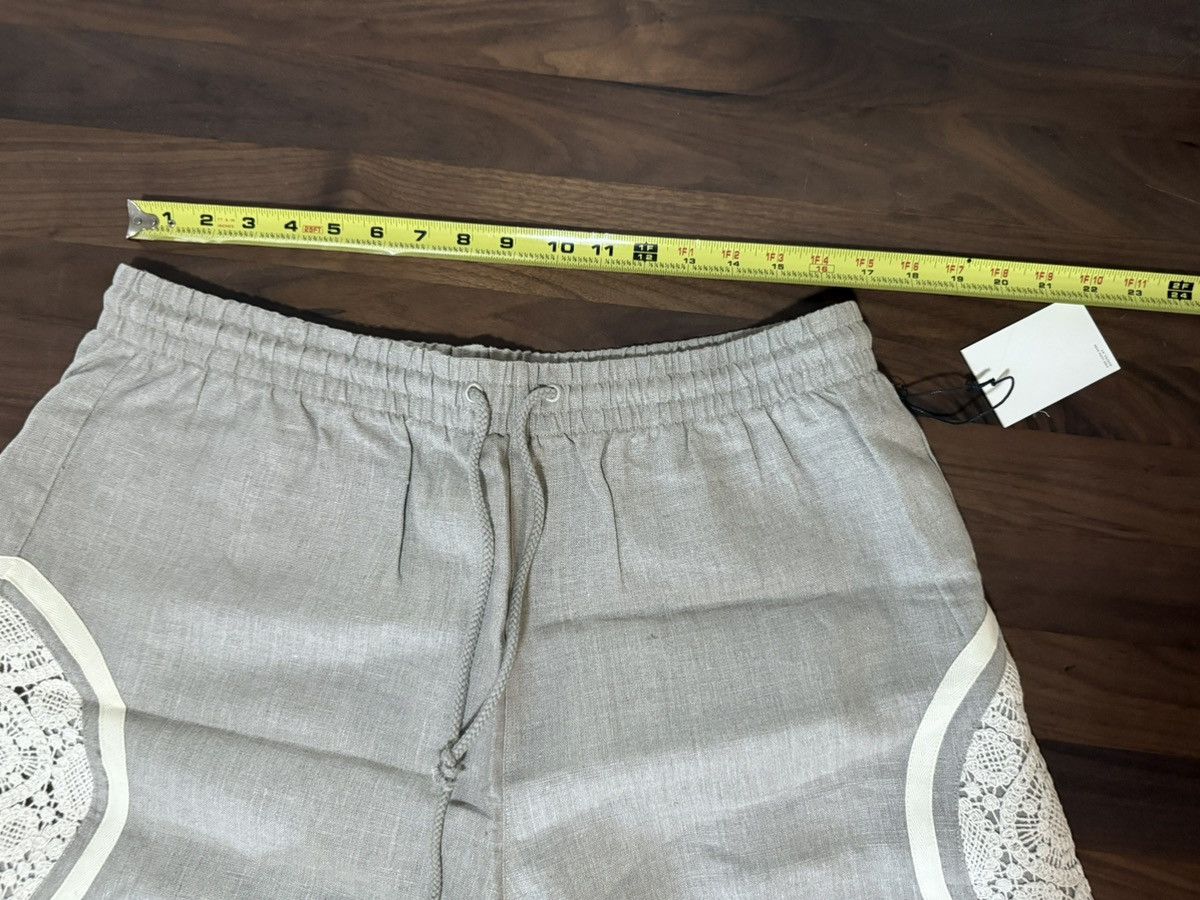 Aime Leon Dore Aime Leon Dore Lace Linen Basketball Short Bone White XL Size US 36 / EU 52 - 10 Thumbnail