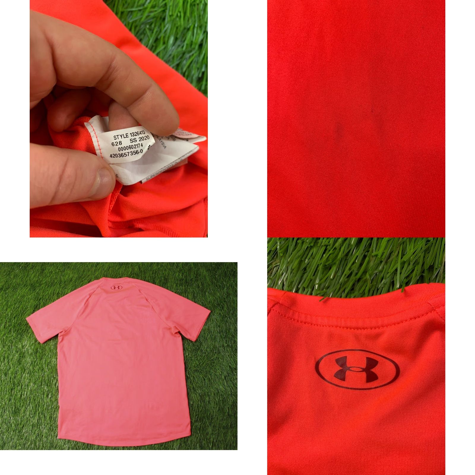 Under Armour Under Armour The Tech Tee Shirt Mens M Orange Jersey 2020 T-Shirt Short Sleeve Classic Fit Size US M / EU 48-50 / 2 - 8 Thumbnail