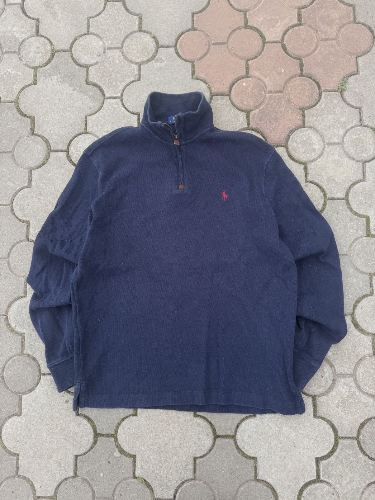 Polo Ralph Lauren × Ralph Lauren × Vintage Polo Ralph Lauren 1/4 Zip Hoodie Old money style Size US M / EU 48-50 / 2 - 1 Thumbnail