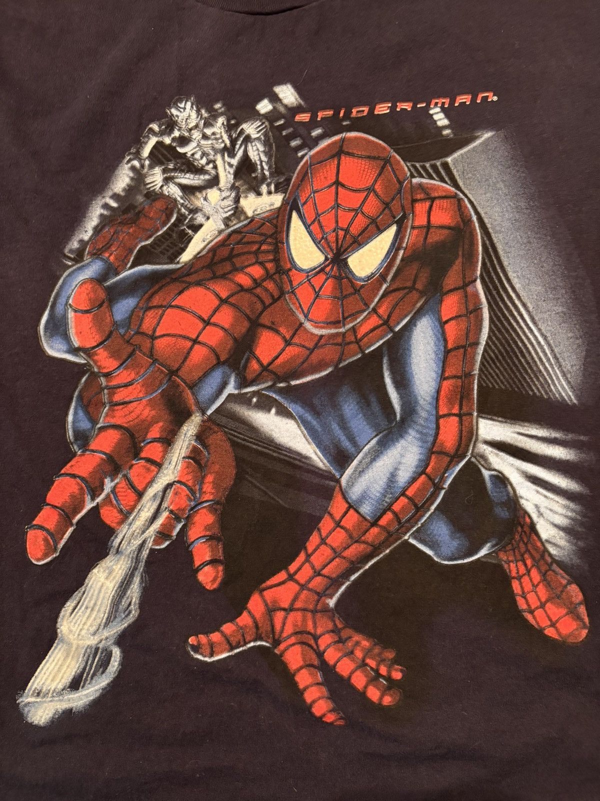 Vintage Vintage y2k Spider-Man movie promo shirt Size US XL / EU 56 / 4 - 3 Thumbnail