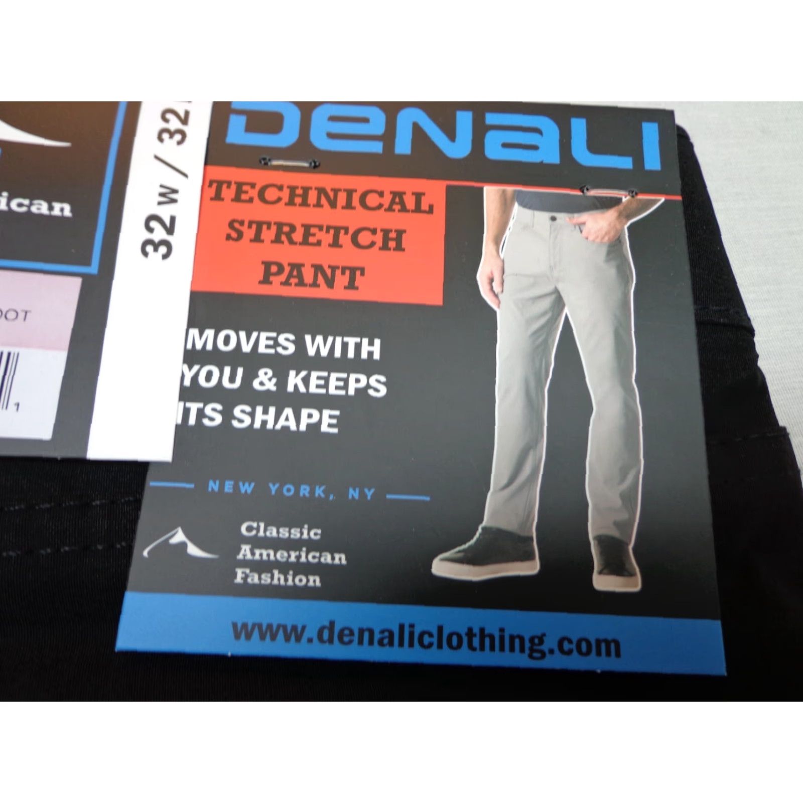 Vintage Denali Black Soot Technical Stretch Pants 32/32 Men Regular Zip Straight Inseam 32 NWT MSRP 54 Size US 32 / EU 48 - 3 Thumbnail