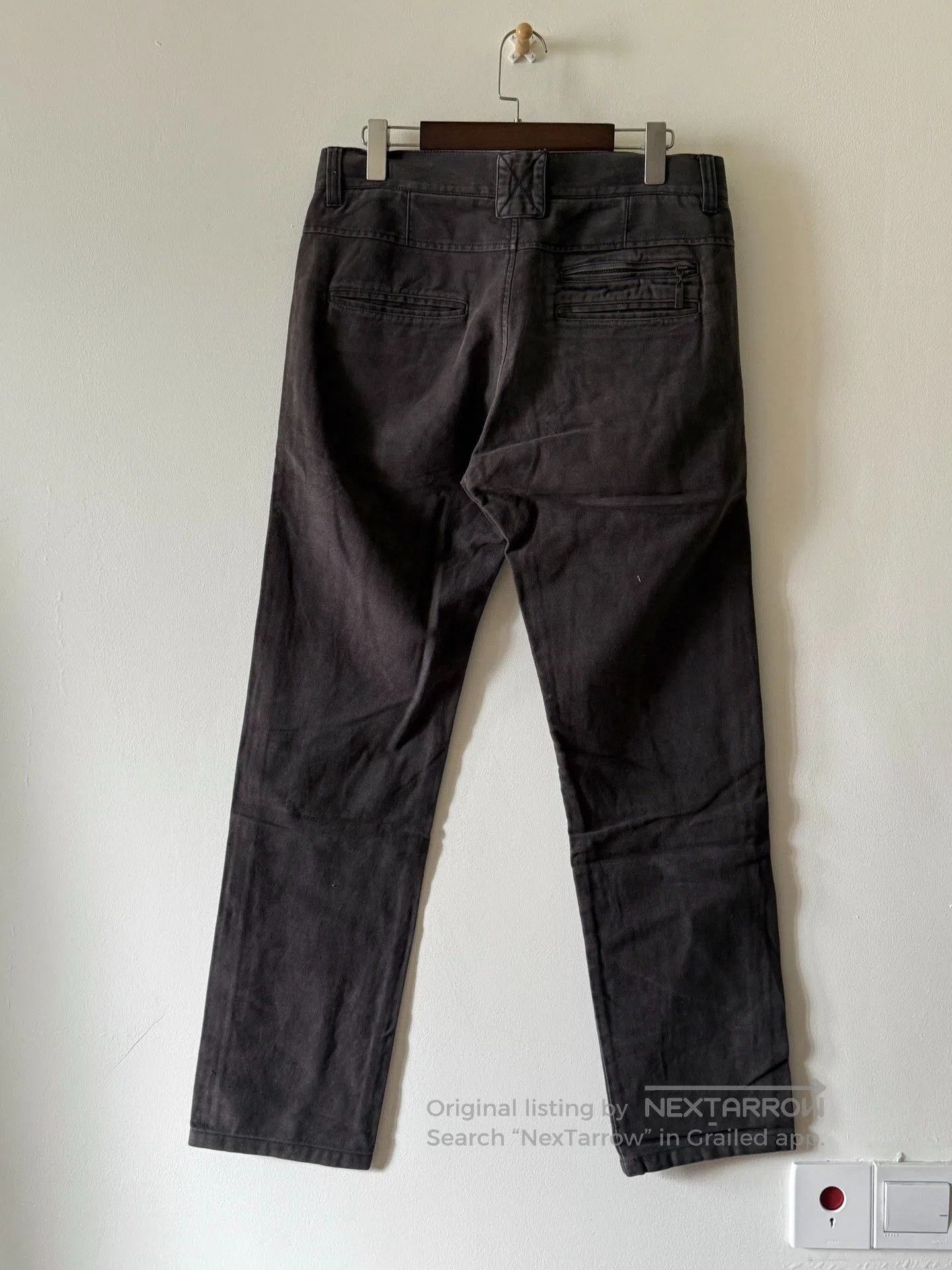 Just Cavalli Just Cavalli 00s Suede Washed Zip Pants. Size US 32 / EU 48 - 3 Thumbnail