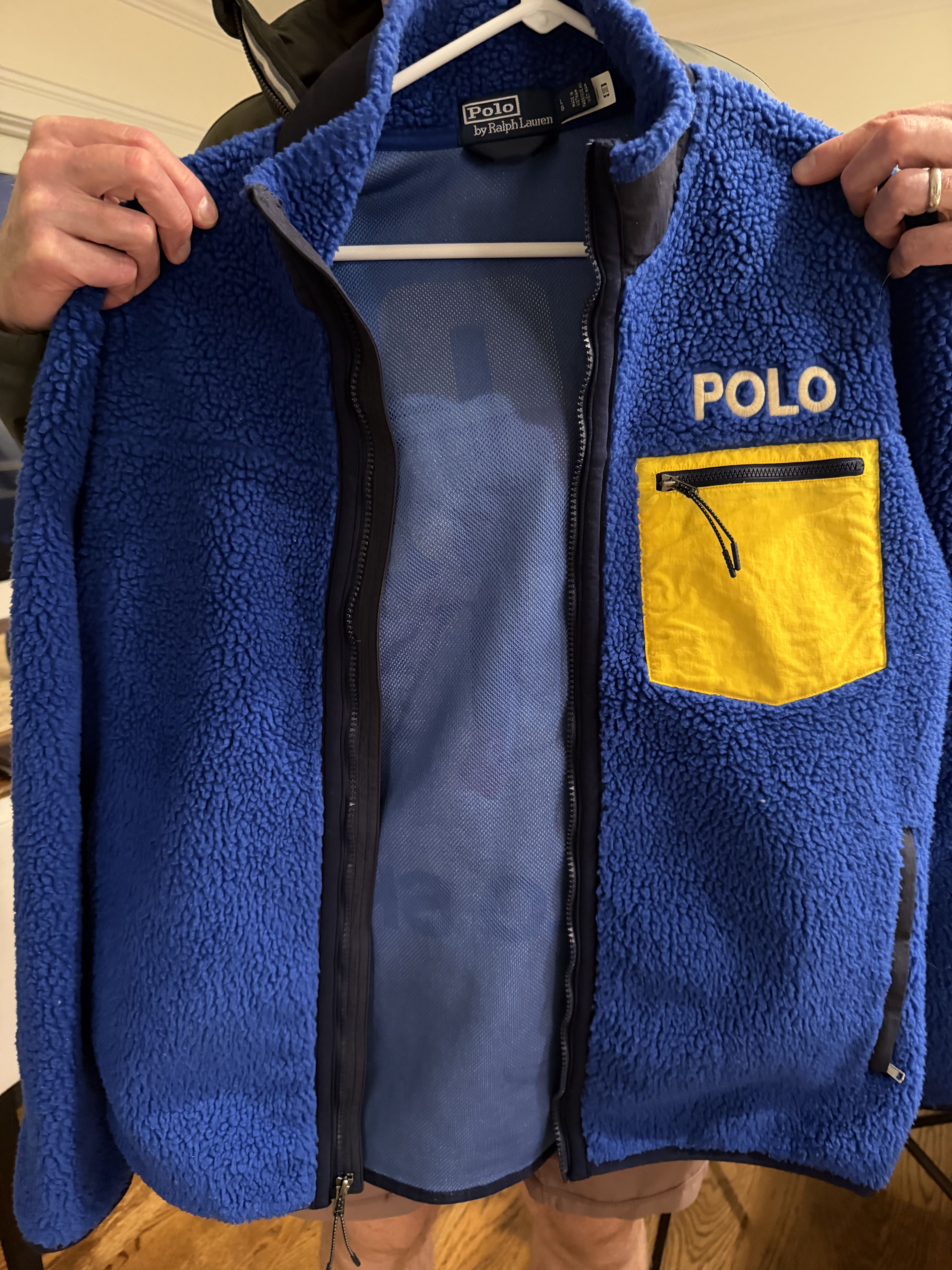 Polo Ralph Lauren Polo Sherpa Fleece Jacket Size US L / EU 52-54 / 3 - 3 Thumbnail