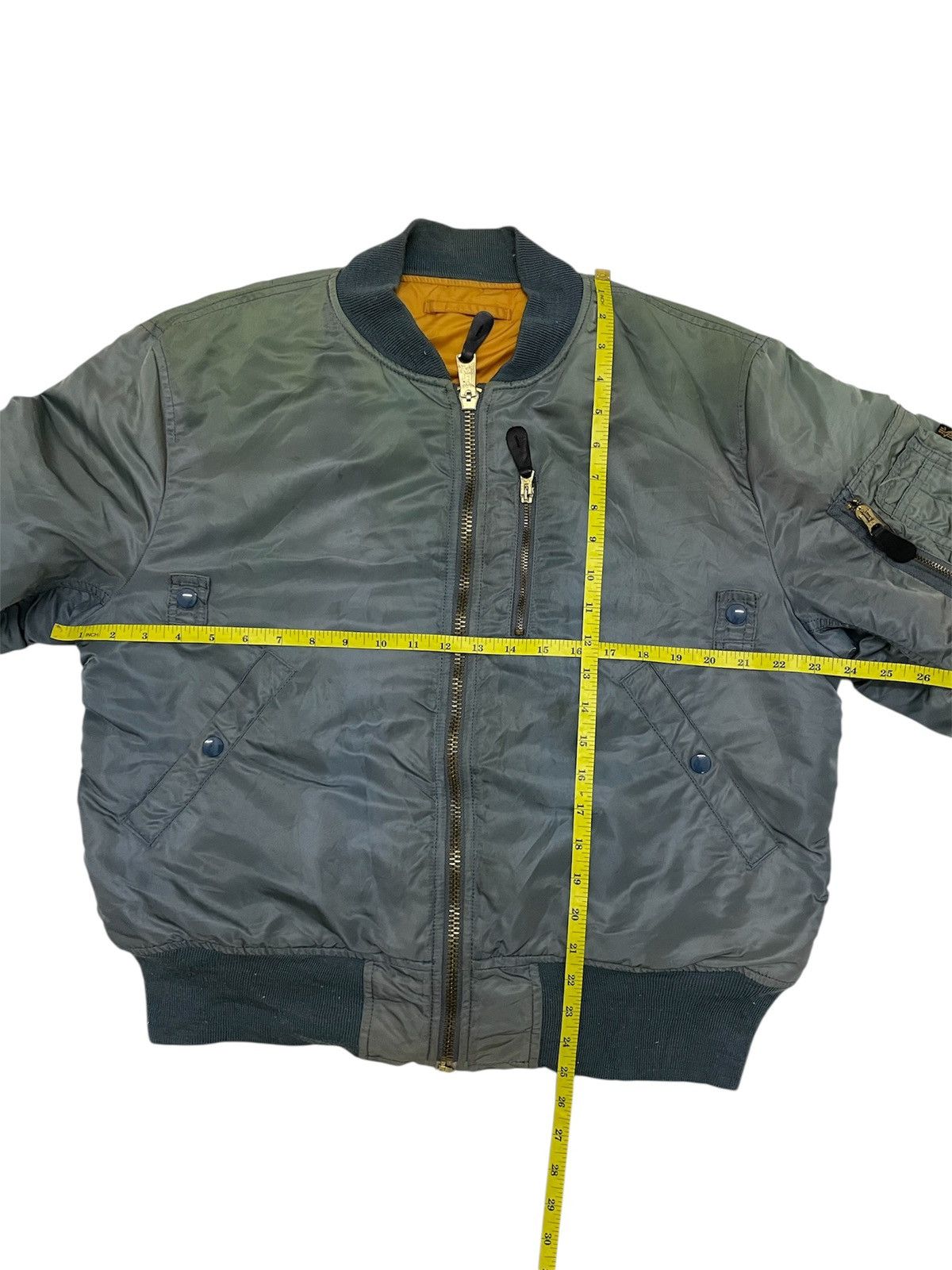 Alpha Industries Alpha Industries Nylon Bomber Jacket Distressed Size US L / EU 52-54 / 3 - 11 Thumbnail