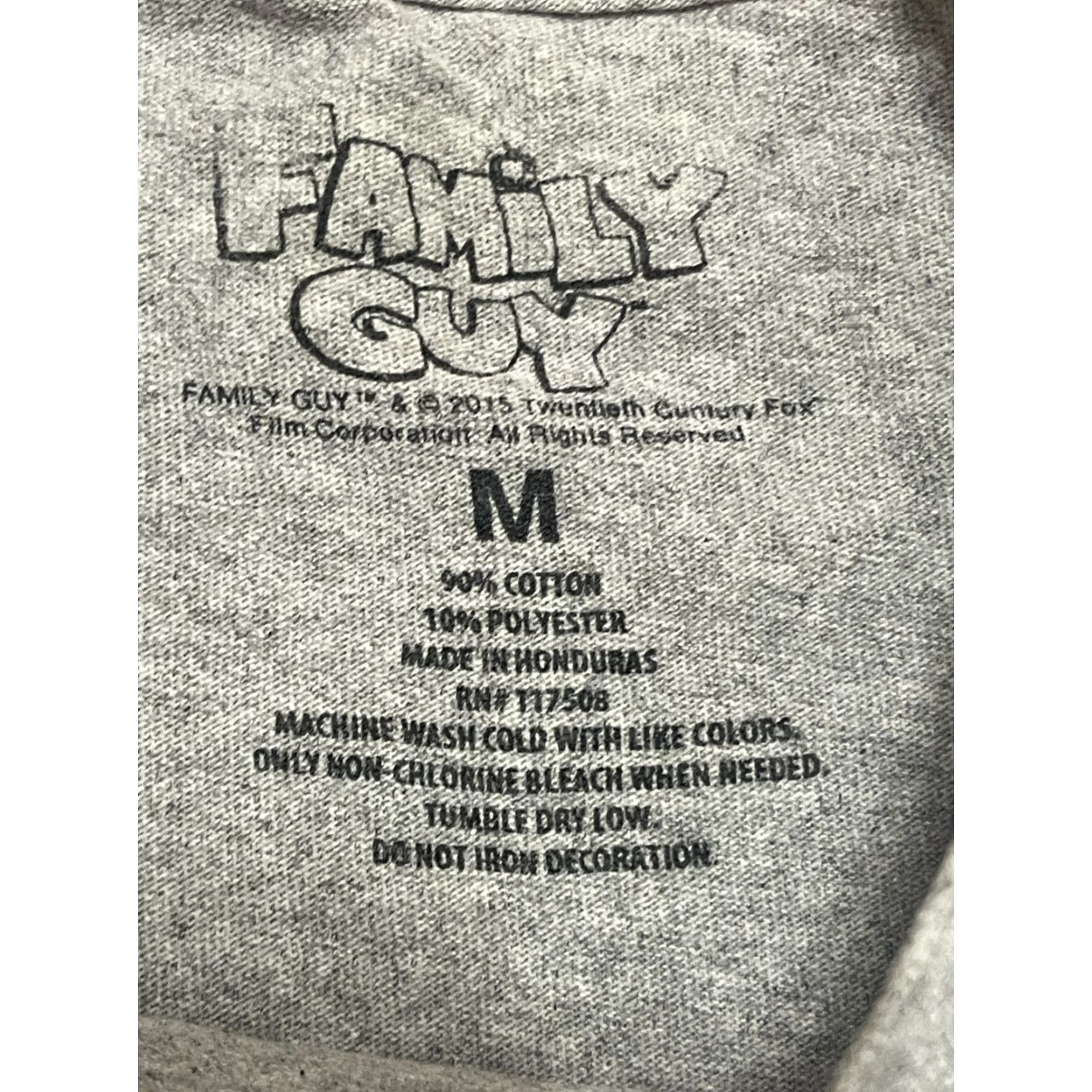 Vintage Family Guy Shirt Mens Size Medium "Sarcasm is just another free service I offer" Shirt Adult Medium Gray Mens Size US M / EU 48-50 / 2 - 4 Thumbnail
