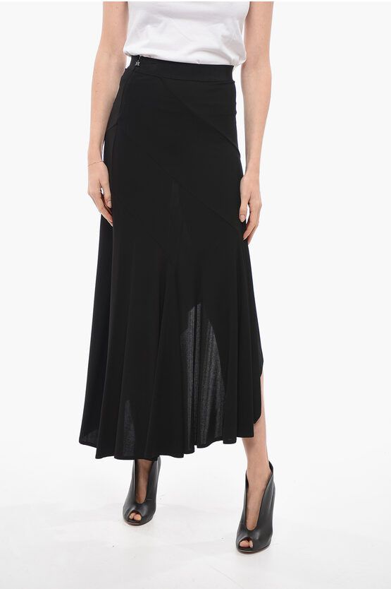 image of Max Mara Jersey Estella Skirt in Black, Women's (Size XS)