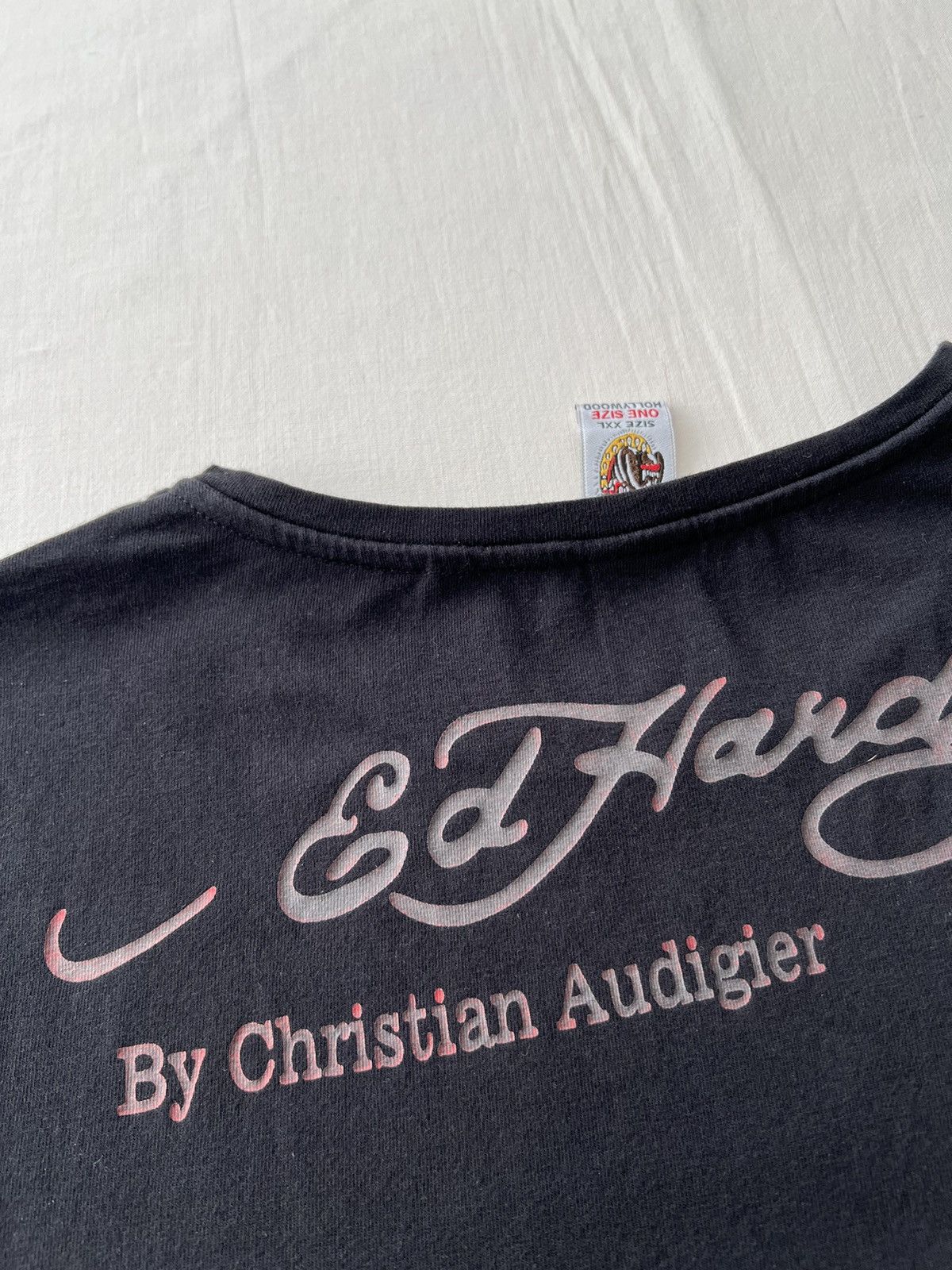 Ed Hardy Ed Hardy Christian Audigier Tattoo Rose Black T-shirt Size S / US 4 / IT 40 - 12 Thumbnail