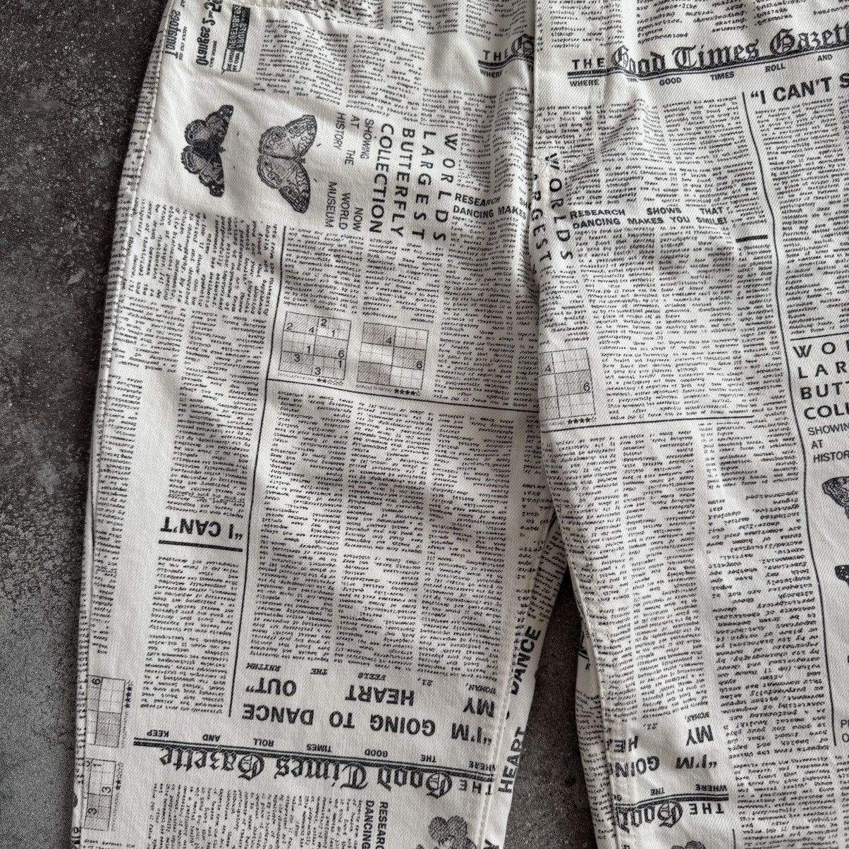 20471120 × Japanese Brand Gazette Printed Y2K Vintage Pants (inspired John galliano) Size 27" / US 4 / IT 40 - 7 Thumbnail