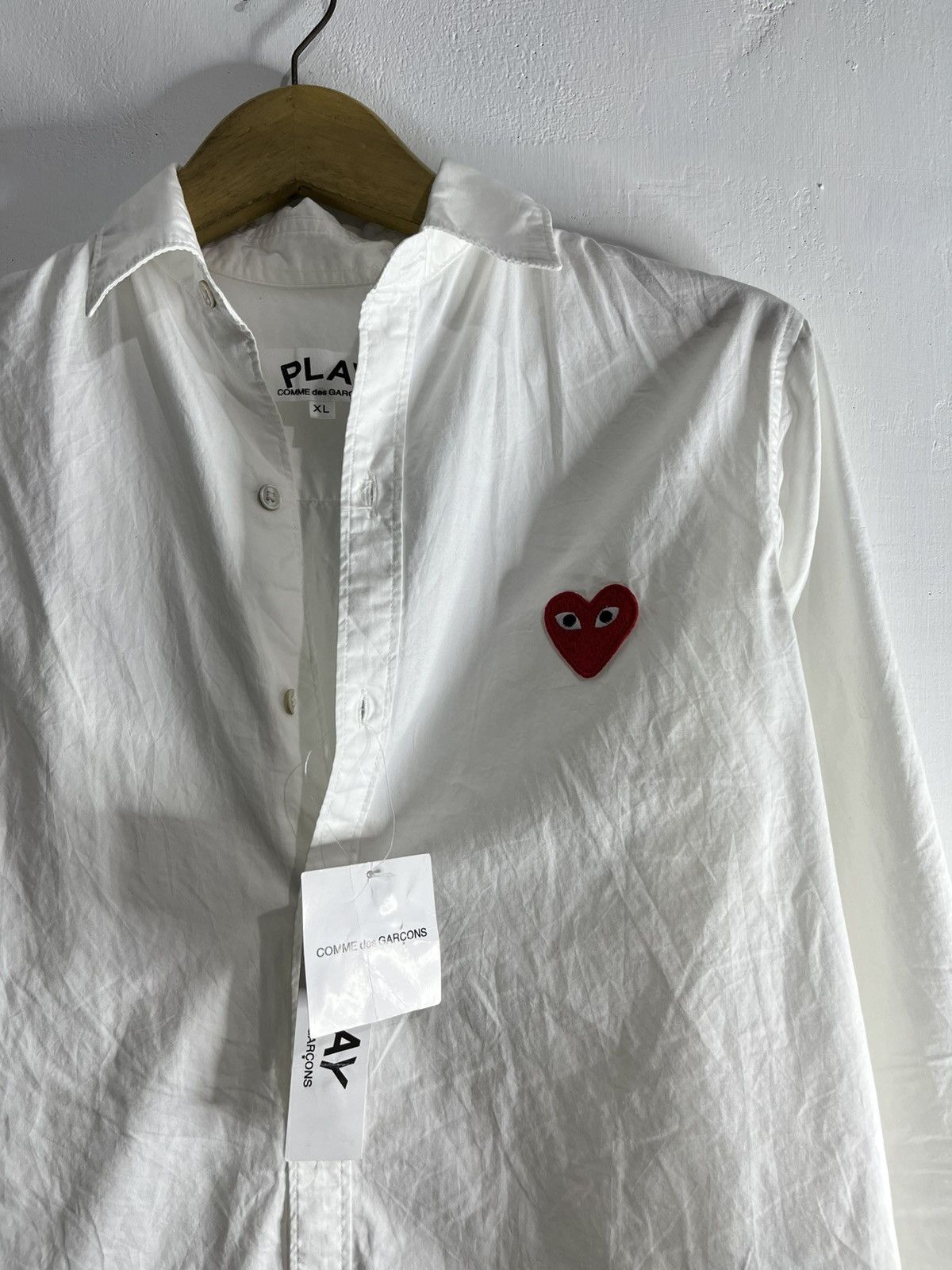 Comme des Garcons Comme des garcons AD2019 play shirt Size US XL / EU 56 / 4 - 4 Thumbnail