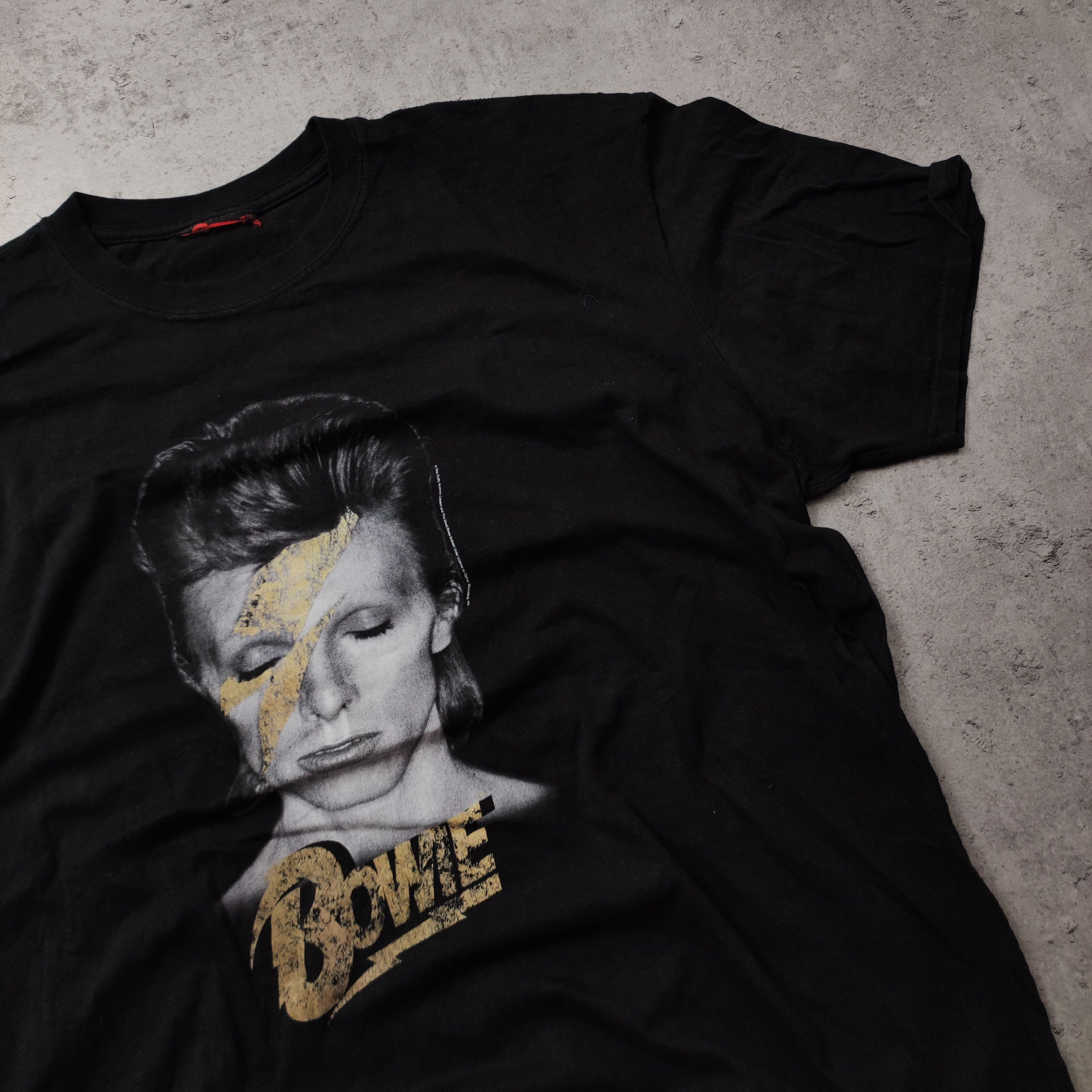 Band Tees × Vintage RARE 90s Licence David Bowie Merch Tour Promo Tee Size US XXL / EU 58 / 5 - 3 Thumbnail