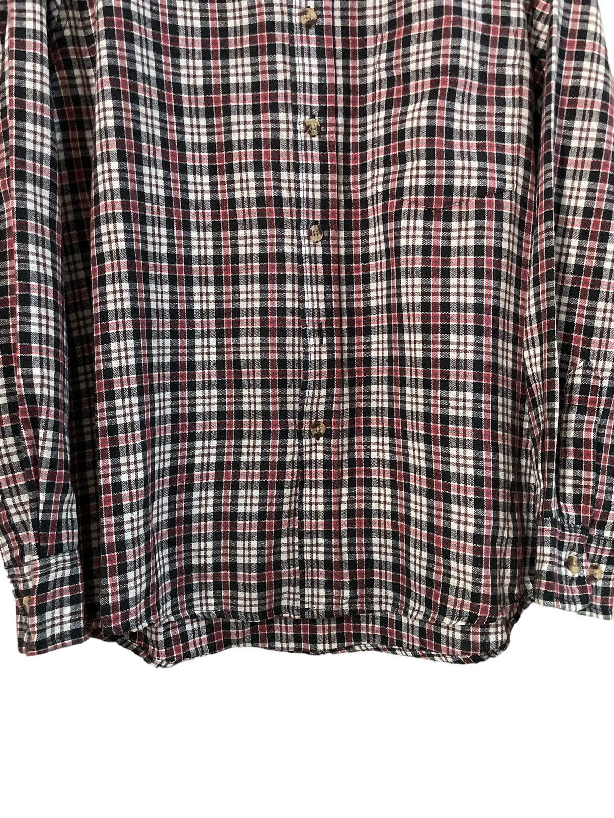 Flannel × Japanese Brand Vintage Fresco Travis Scott Style Tartan Plaid Flannel Size US M / EU 48-50 / 2 - 4 Thumbnail