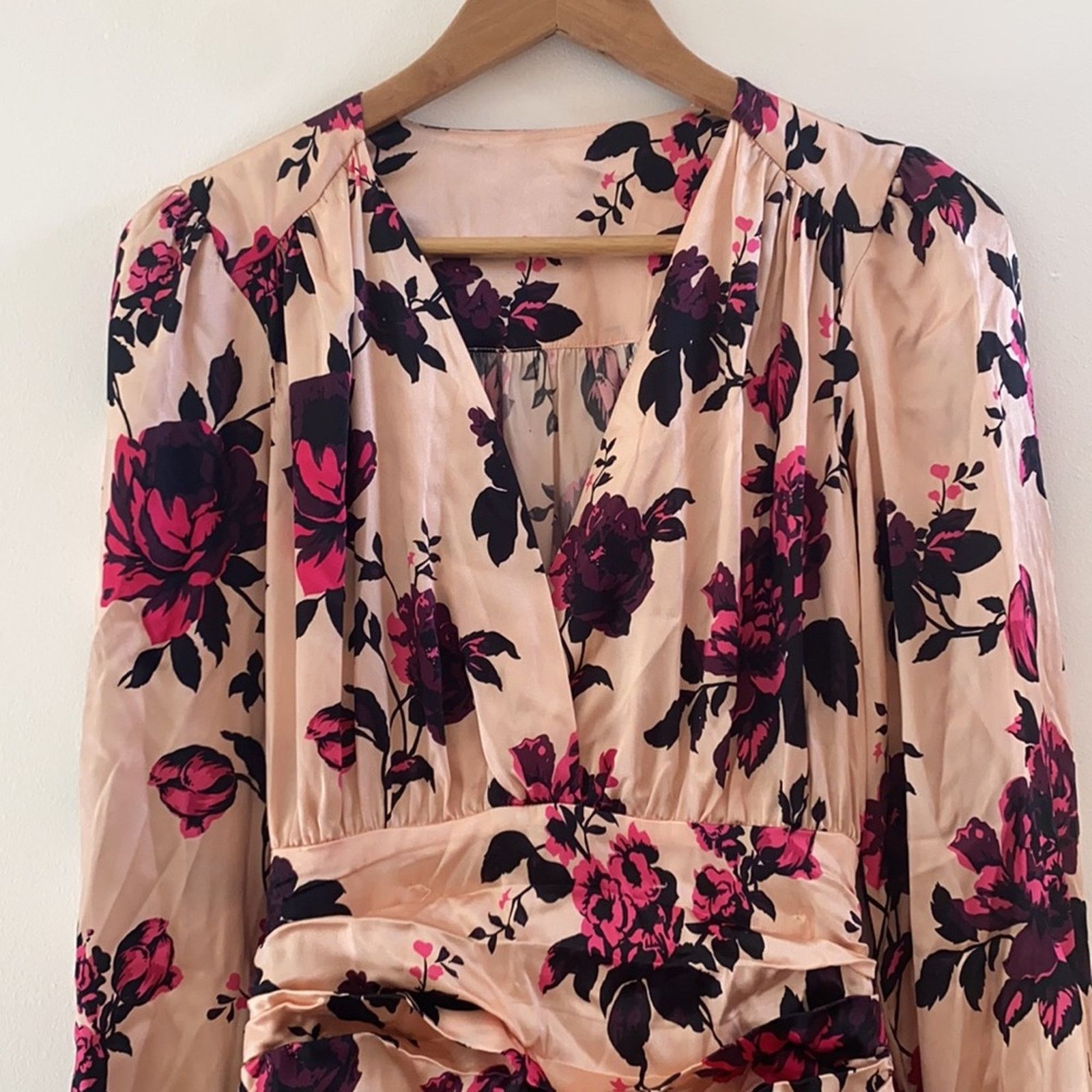 Laneus Laneus Silk Blend Floral Mini Dress Size S / US 4 / IT 40 - 4 Thumbnail