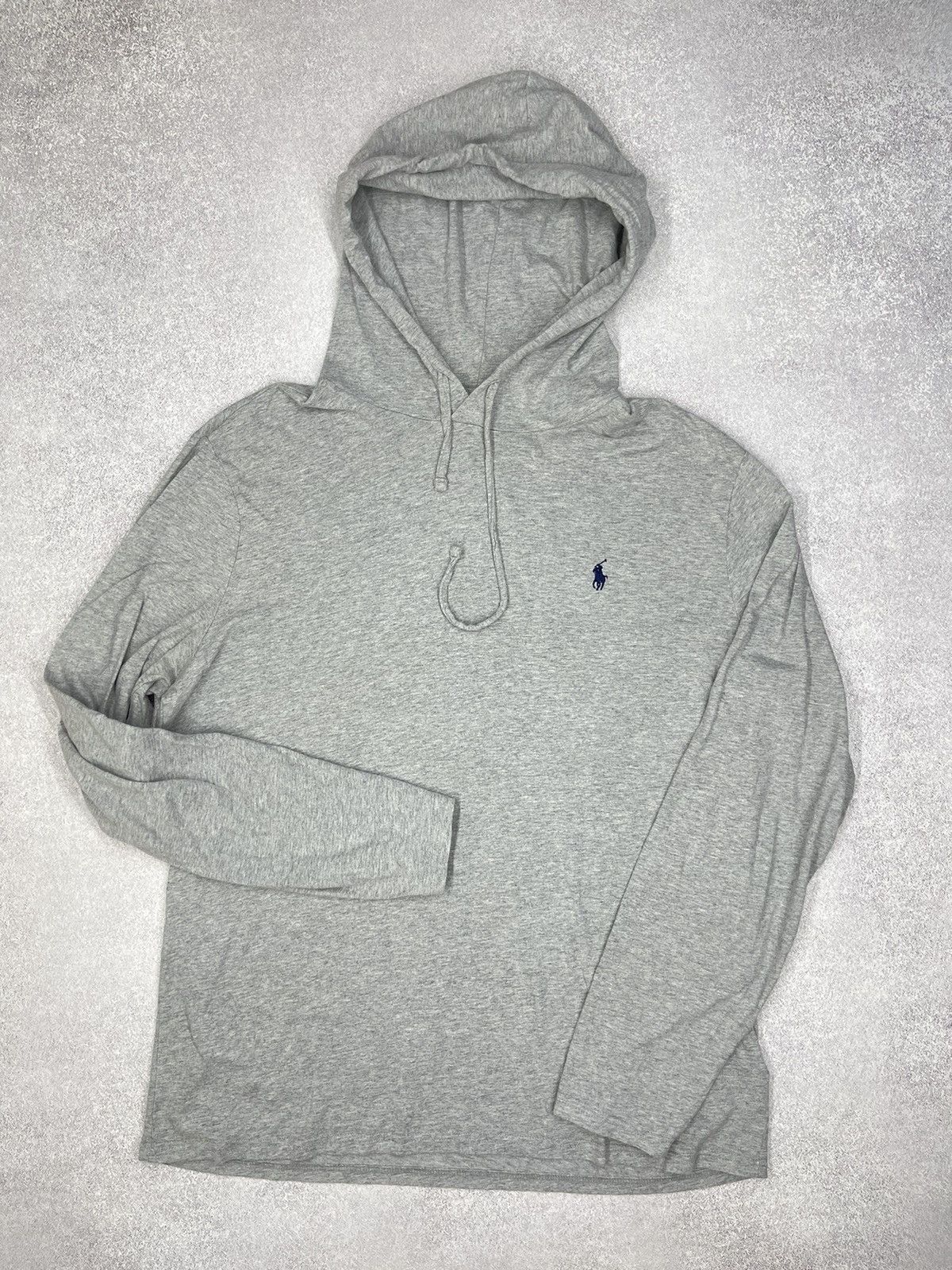 Polo Ralph Lauren × Rugby Ralph Lauren × Vintage Vintage Polo Ralph Lauren Grey Hoodie Y2K Rugby Size US L / EU 52-54 / 3 - 2 Thumbnail