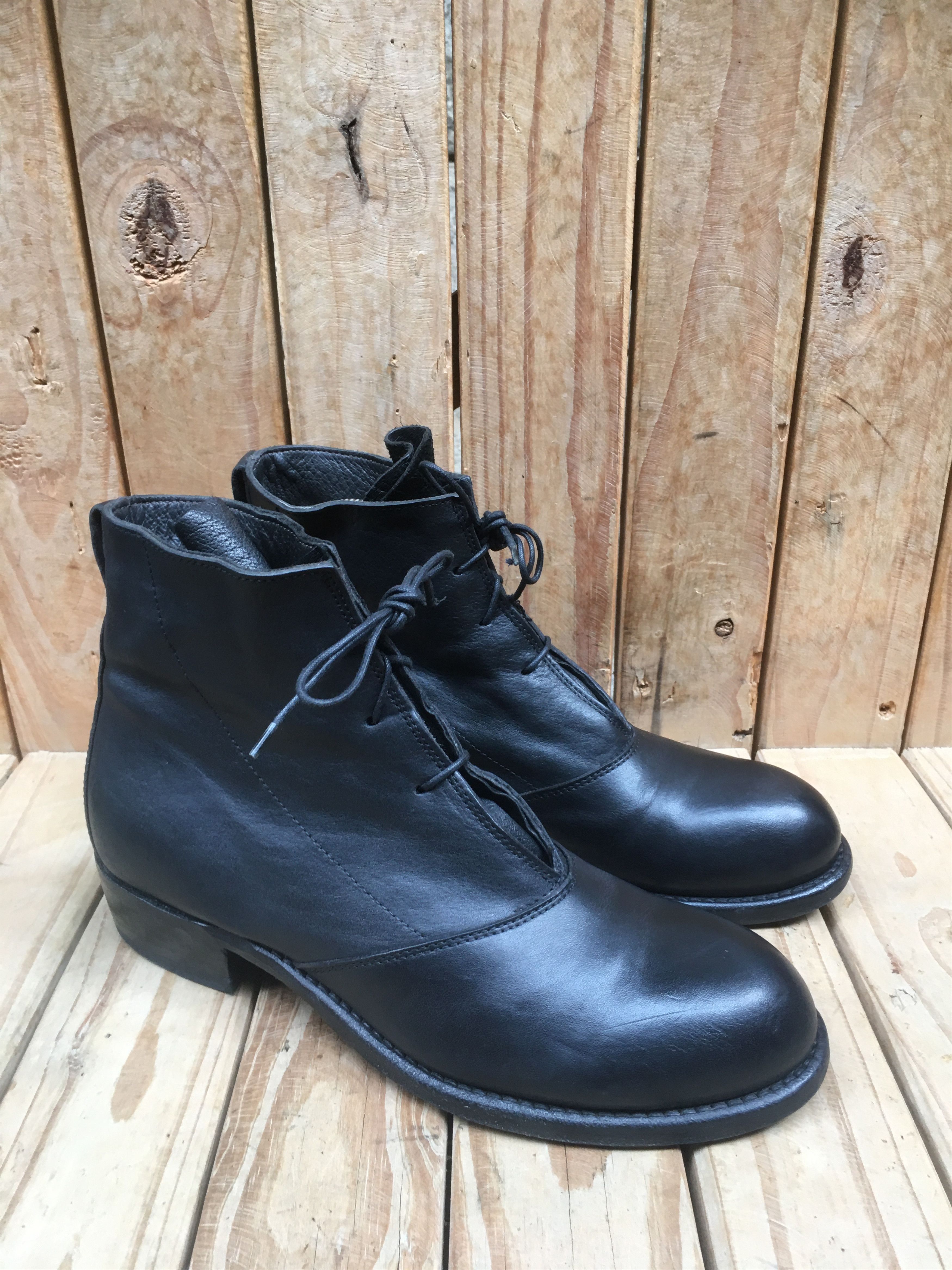 MoMA Moma black Women's leather boots SIZE EUR 40 Size US 10 / IT 40 - 5 Thumbnail