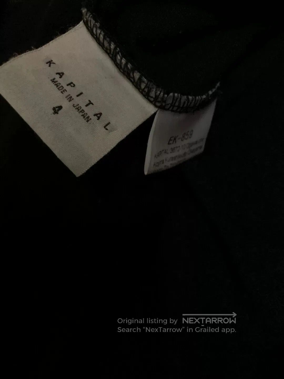 Kapital KAPITAL Smiley Long Sleeve Tee. Size US XL / EU 56 / 4 - 4 Thumbnail