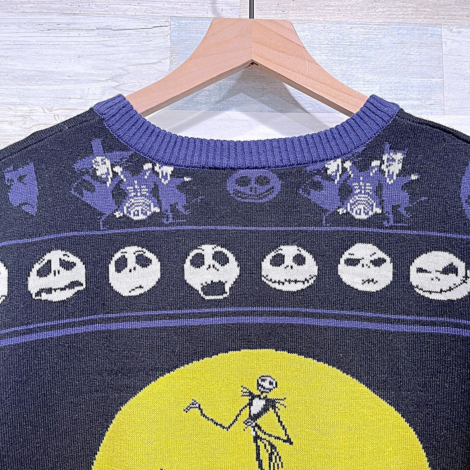 Disney Nightmare Before Christmas Fair Isle Sweater Womens XL Size XL / US 12-14 / IT 48-50 - 5 Thumbnail