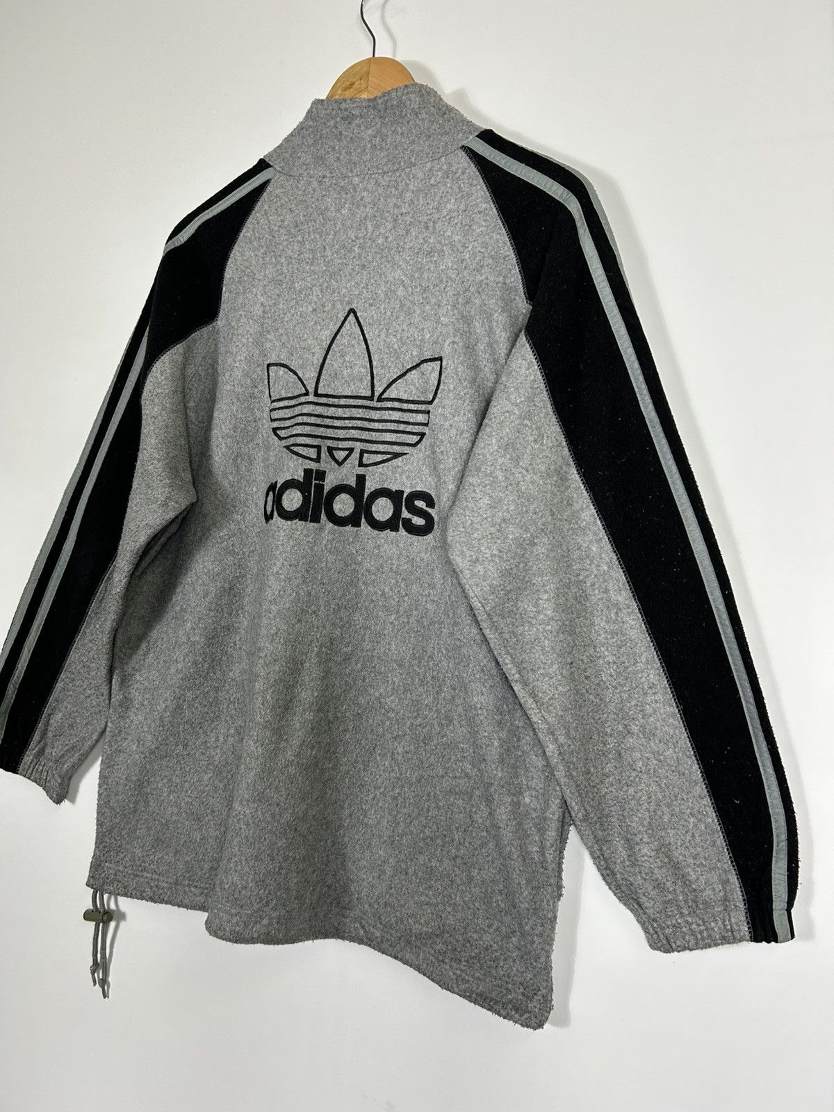 Adidas ⚡️Vintage Adidas Trefoil Half Zipper Sweatshirt Size US L / EU 52-54 / 3 - 15 Thumbnail