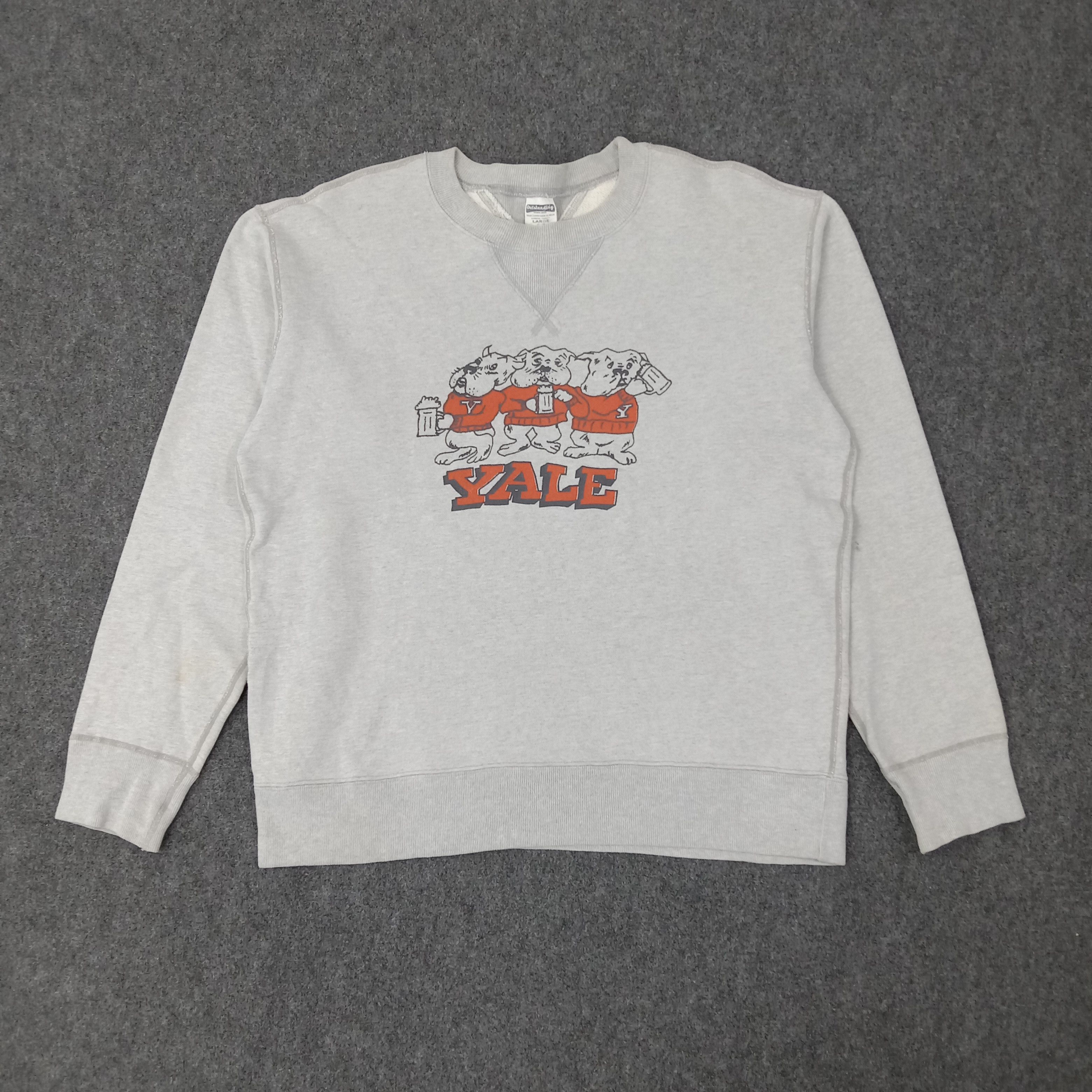 Vintage Bulldog Yale American University Sweatshirt C261N15 Size US L / EU 52-54 / 3 - 1 Thumbnail