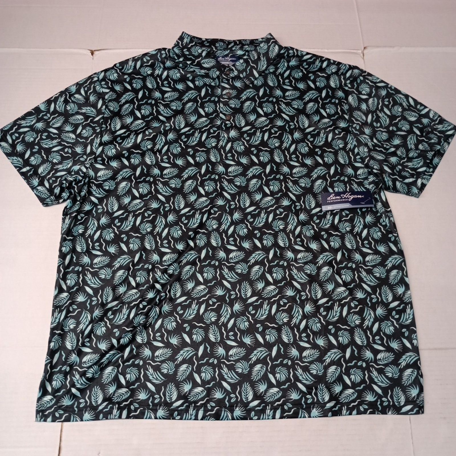 Other Ben Hogan Polo Shirt Mens Size 2XL 50/52 Floral Print UPF 15 Size US XXL / EU 58 / 5 - 1 Thumbnail