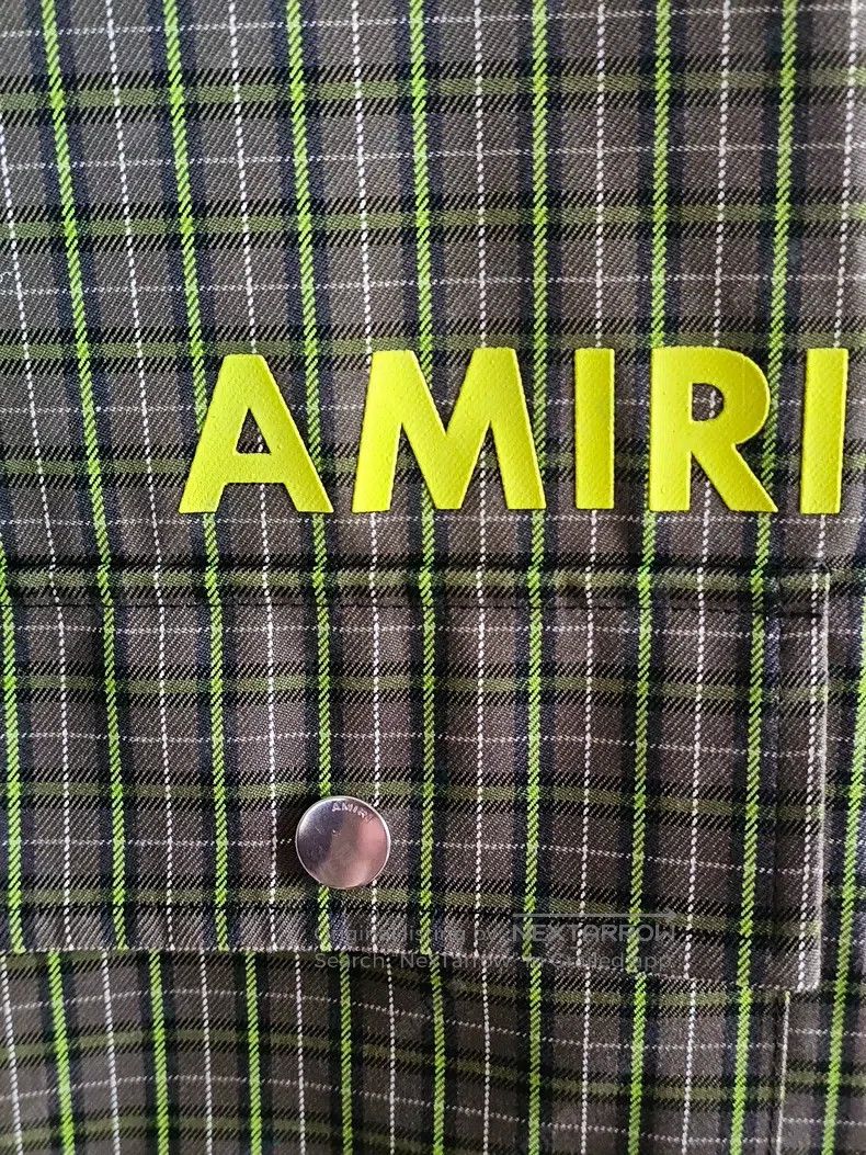 Amiri Amiri Plaid Long Sleeve Cotton Shirt Jacket Size US XL / EU 56 / 4 - 3 Thumbnail