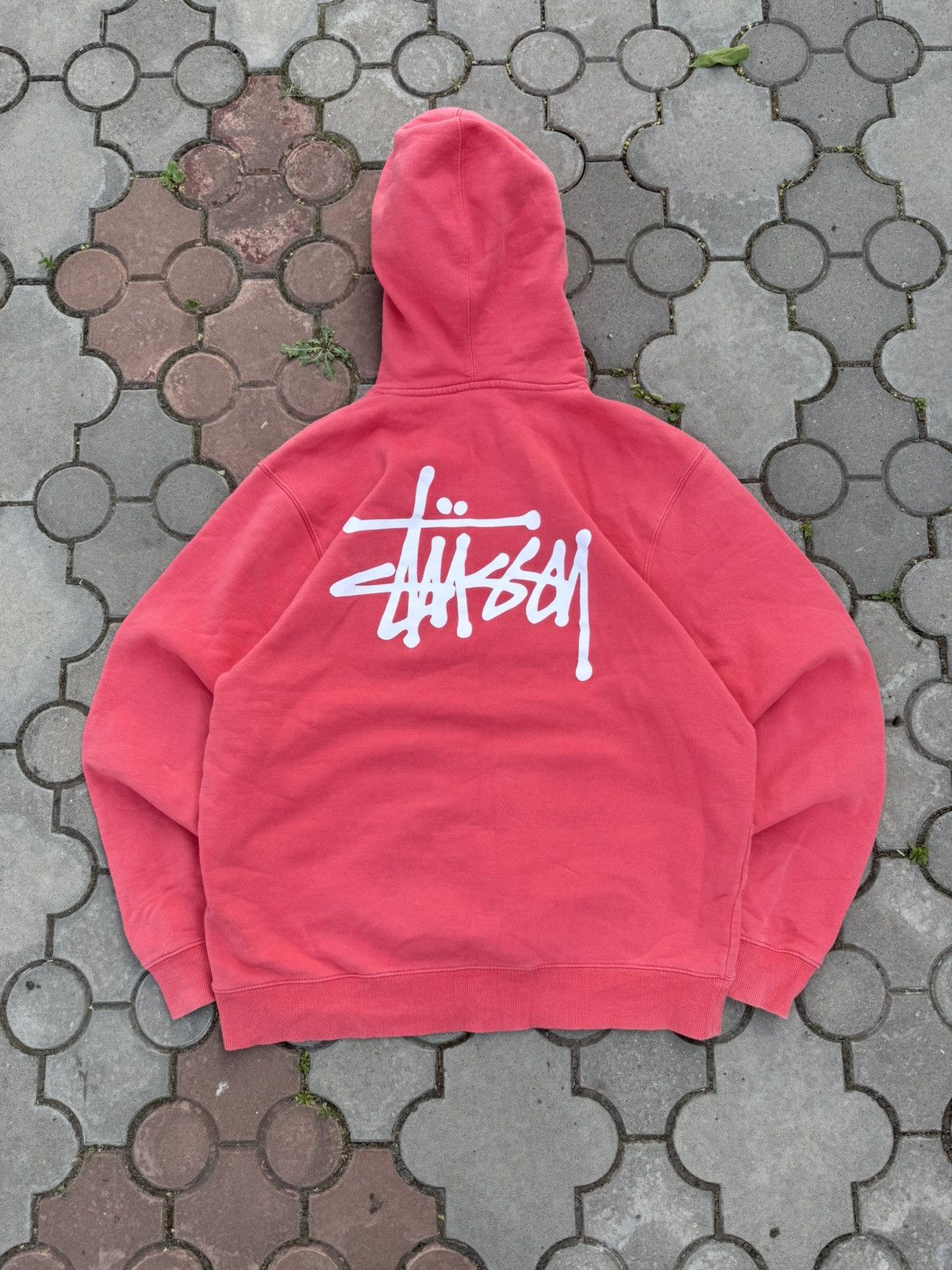 Stussy Vintage Stussy Big Logo Oversized Hoodie Size US L / EU 52-54 / 3 - 1 Thumbnail