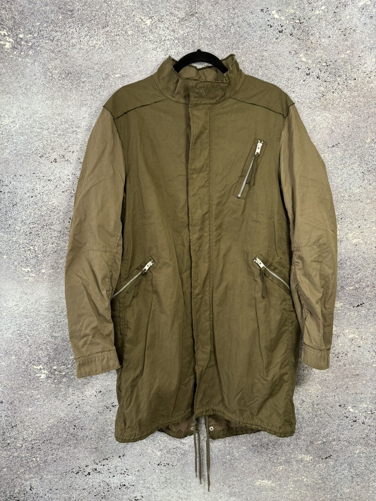 Allsaints All Saints Green Utility LOGAN Jacket/Parka Japanese Cloth M Size US M / EU 48-50 / 2 - 1 Thumbnail