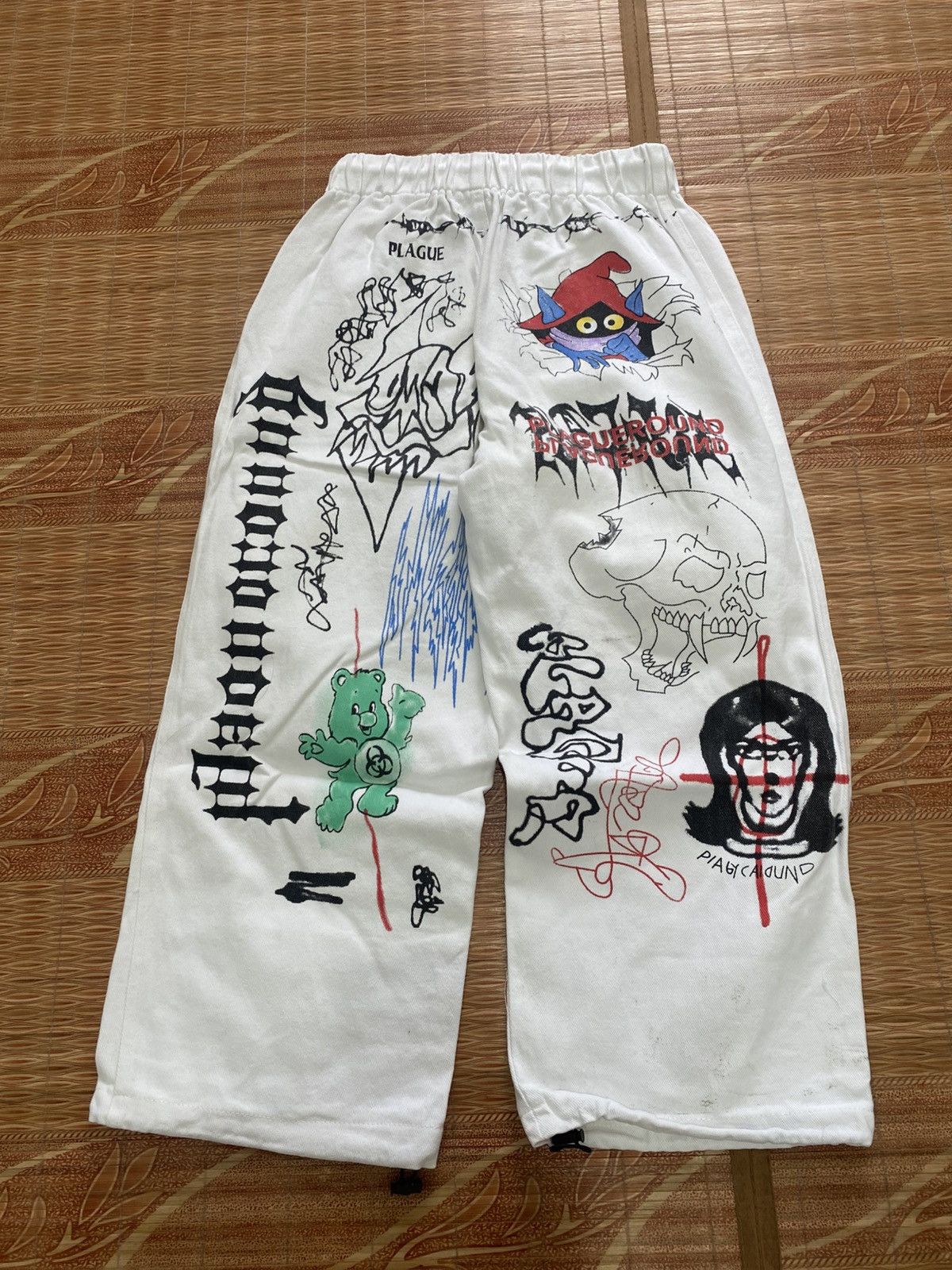 If Six Was Nine × Japanese Brand × KMRii 💸BINDINGOFFER💸Ktt x mazakimyee sweatpants graffitti pants Size US 30 / EU 46 - 4 Thumbnail