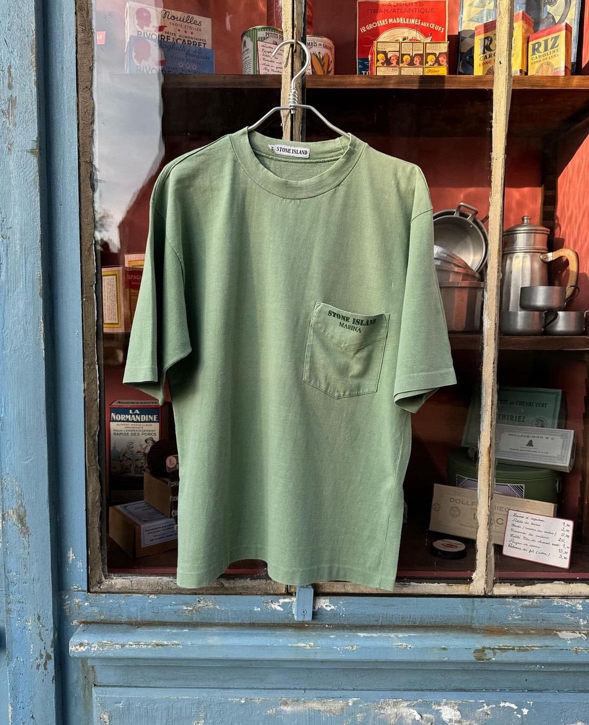 Stone Island Marina SS84 Pocket Tee - Tops 